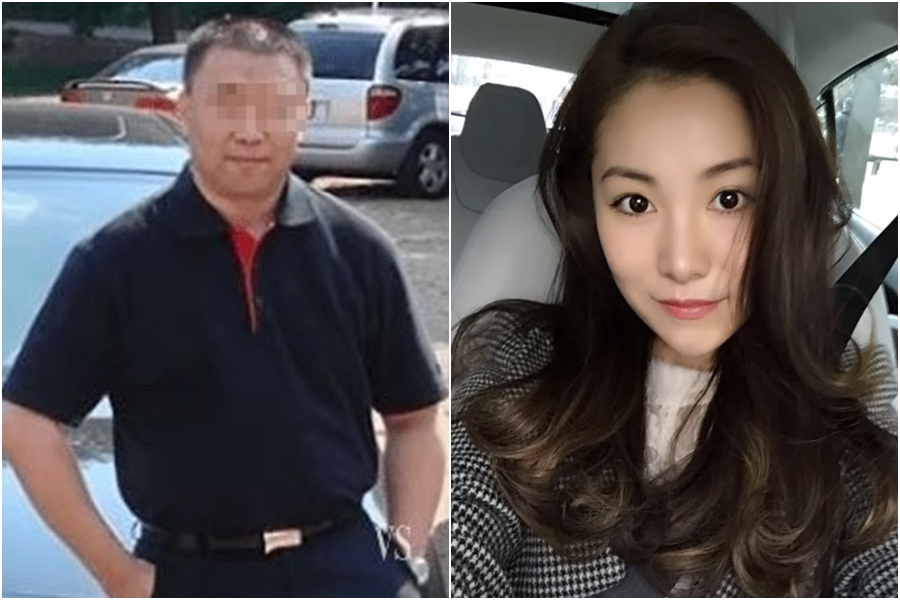 中國大陸富豪苑剛（左）想迎娶外甥女趙一銘（右），結果慘遭表姐夫趙力殺害分屍。（翻攝自趣聞資訊視頻）