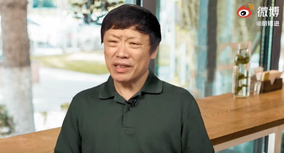 針對中國國民黨提出「台美恢復邦交」,胡錫進跳腳痛罵。(翻攝自胡錫進微博)