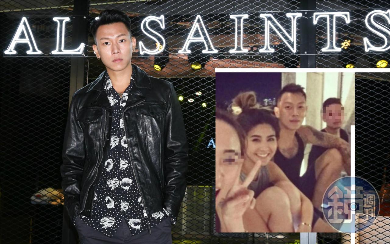瘦子的女友上週意外曝光、引起熱議,保護戀情多時的他現身ALLSAINTS皮衣慶典,再次公開表達心意。