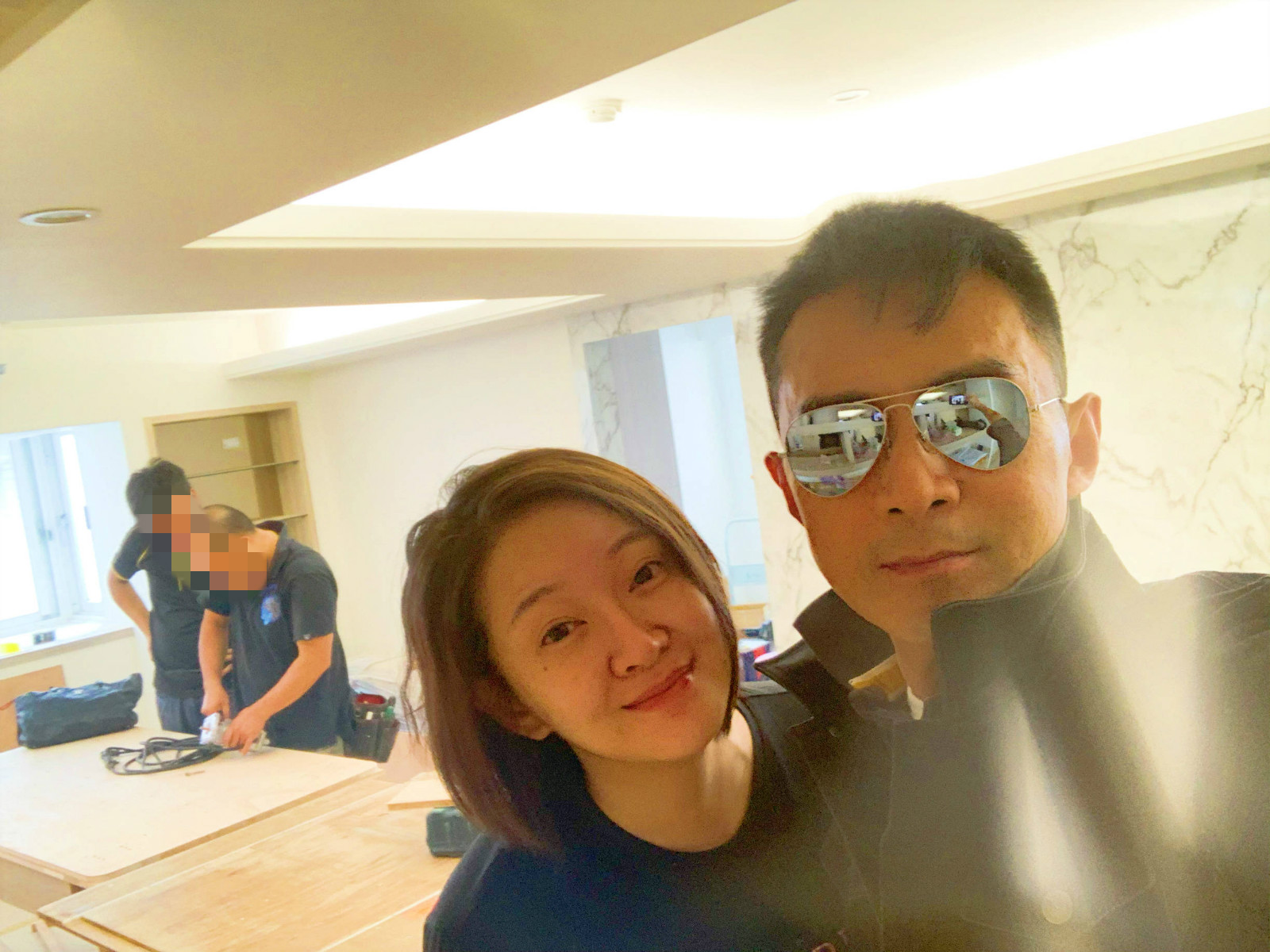 林立洋去年娶了小他14歲的陳貞均,成為台灣女婿。(翻攝林立洋微博)