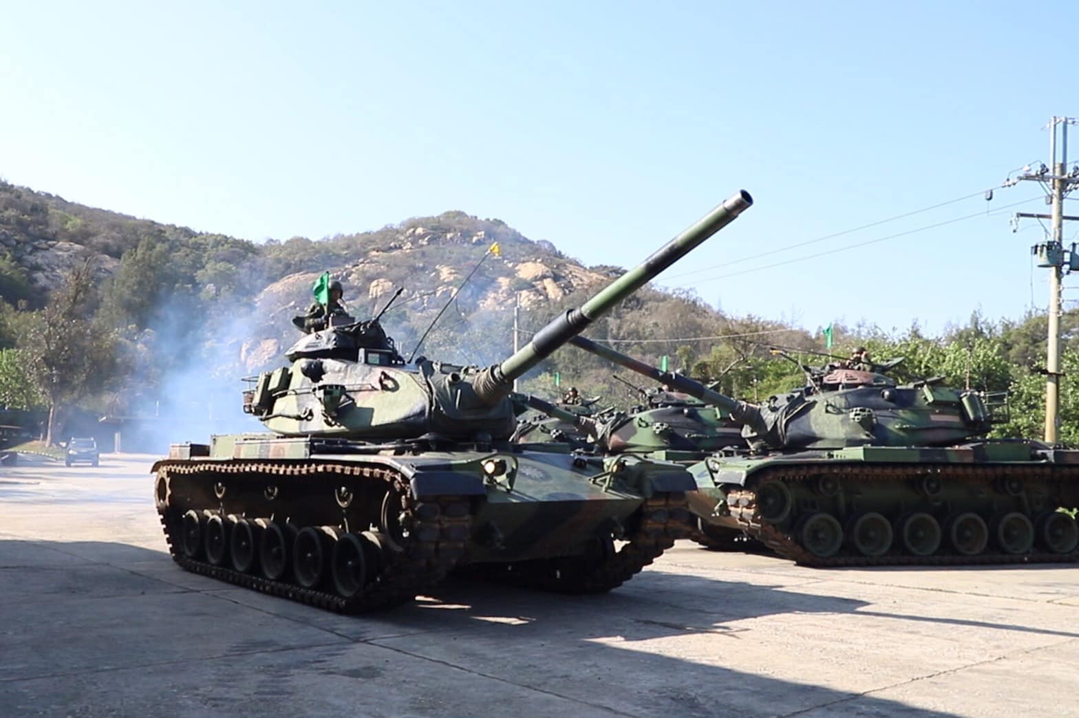 小金門今天傳出戰車翻車意外。示意圖，非當事人、當事戰車。（翻攝自陸軍金門防衛指揮部粉絲專頁）
