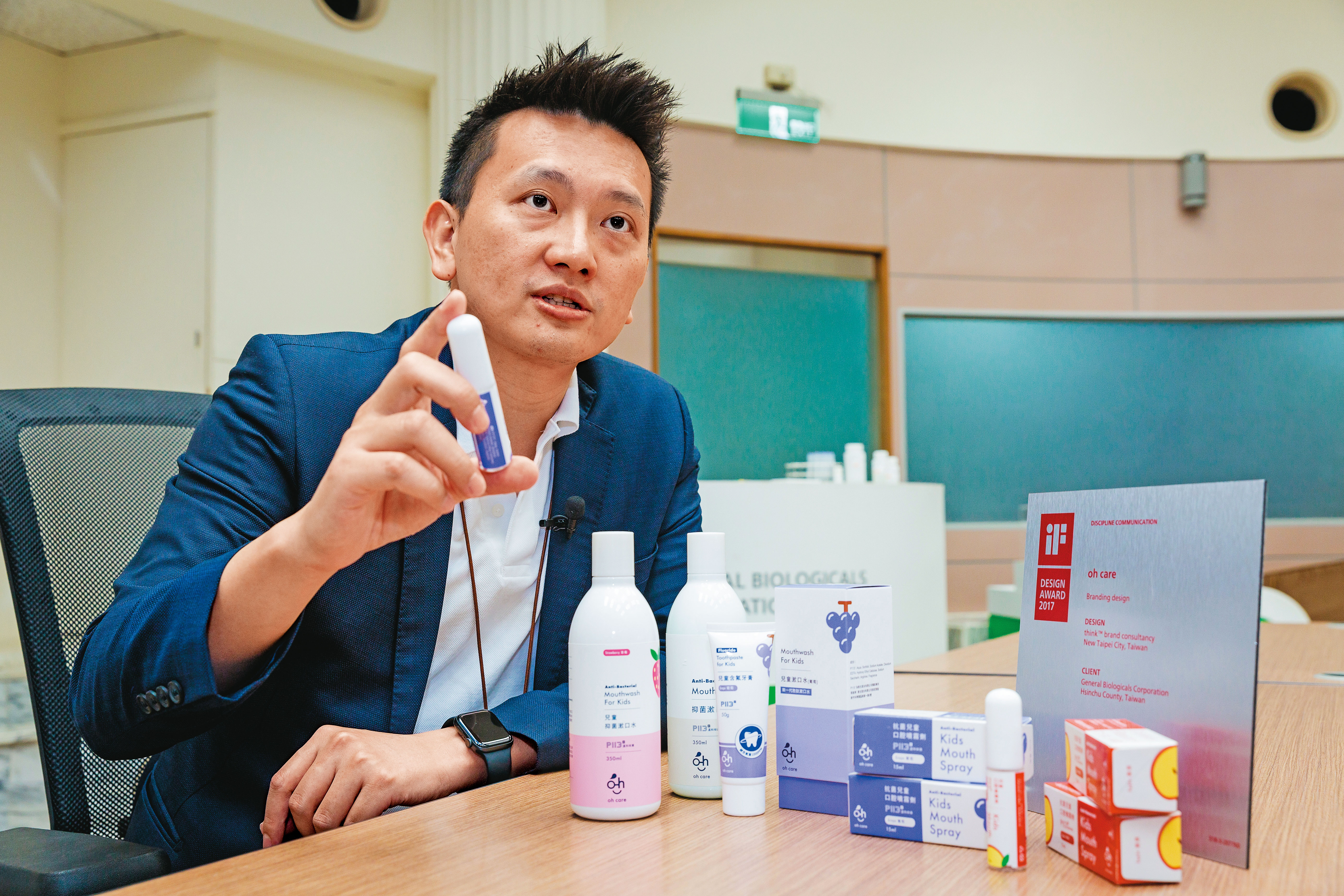 普生成為這波疫情唯一擁有3款檢測試劑的國內生技公司,總經理林孟德(圖)宣示今年營運轉盈、明年躋身上櫃。
