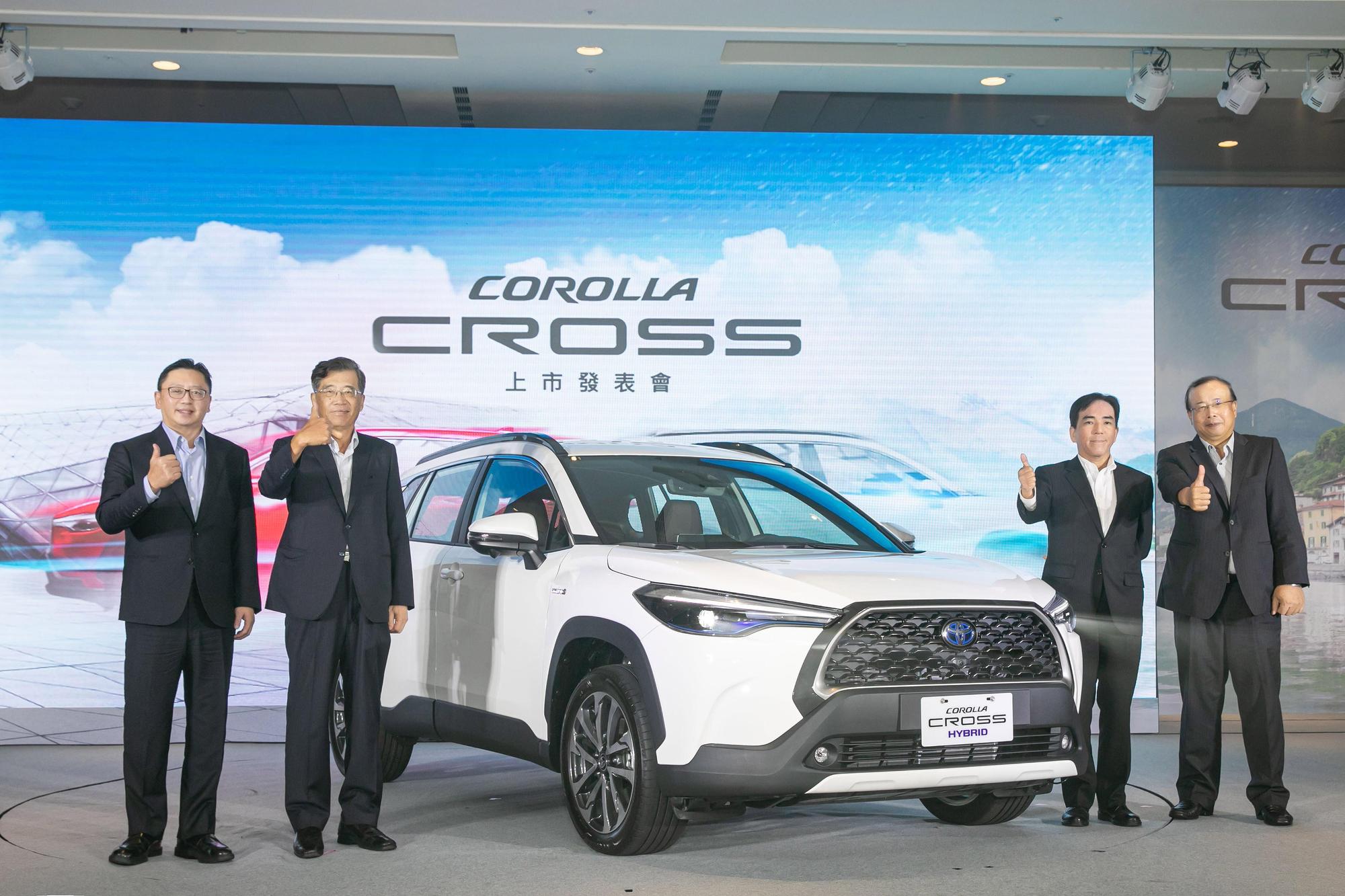 新一代神車TOYOTA Corolla Cross今日在台發表。（和泰車提供）