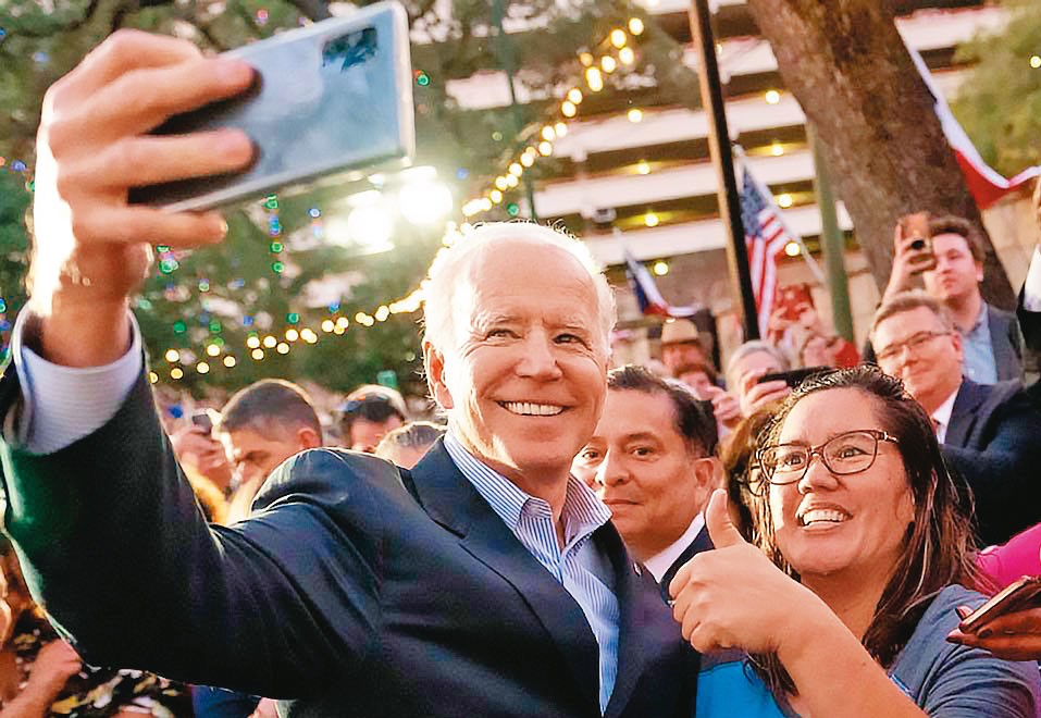 拜登與川普在許多政策上南轅北轍，投資人應思考美國大選後股市的可能變化。（翻攝拜登臉書）