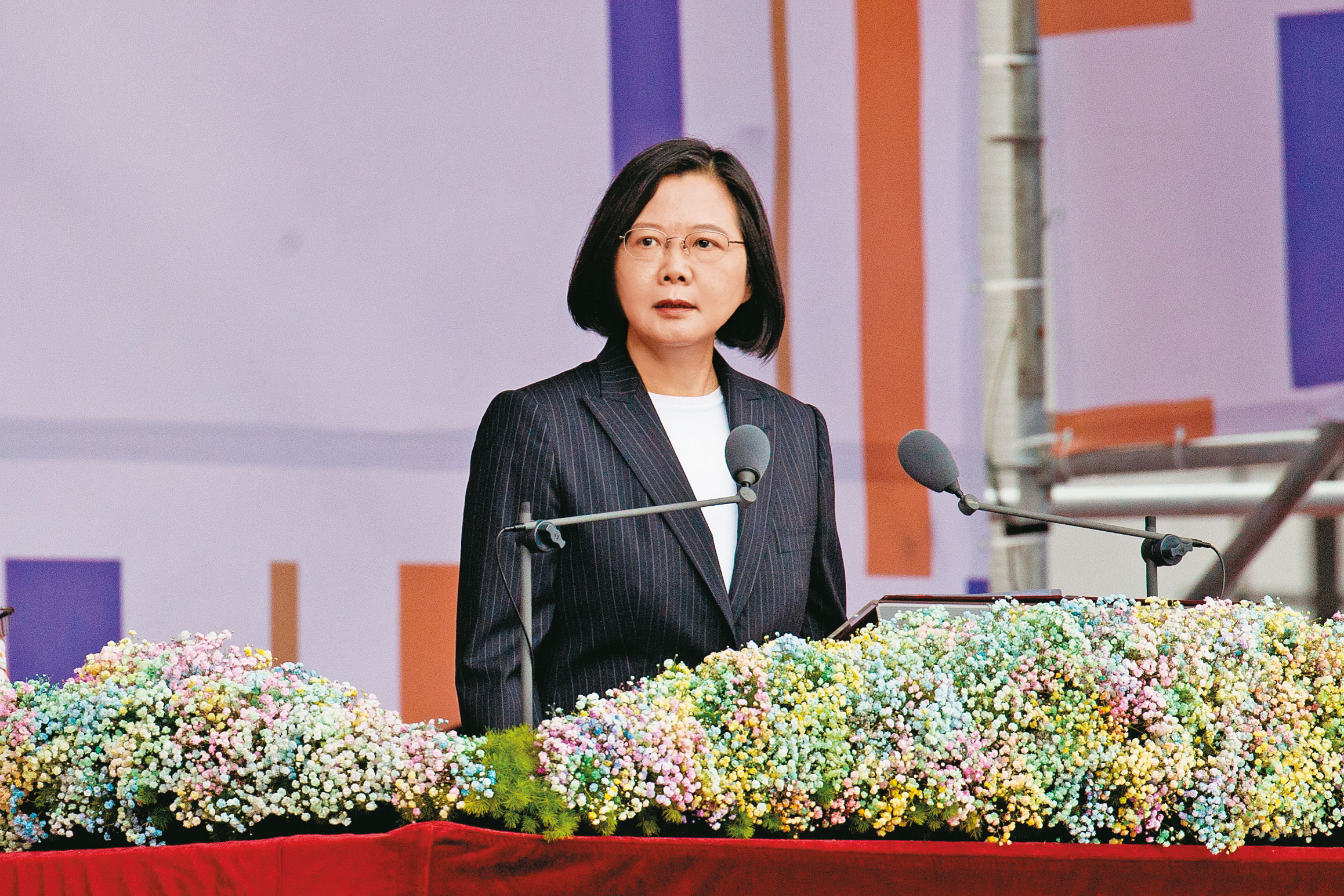 蔡總統藉著國慶日演說，向世人展現台灣這個「堅韌之島」的能耐。