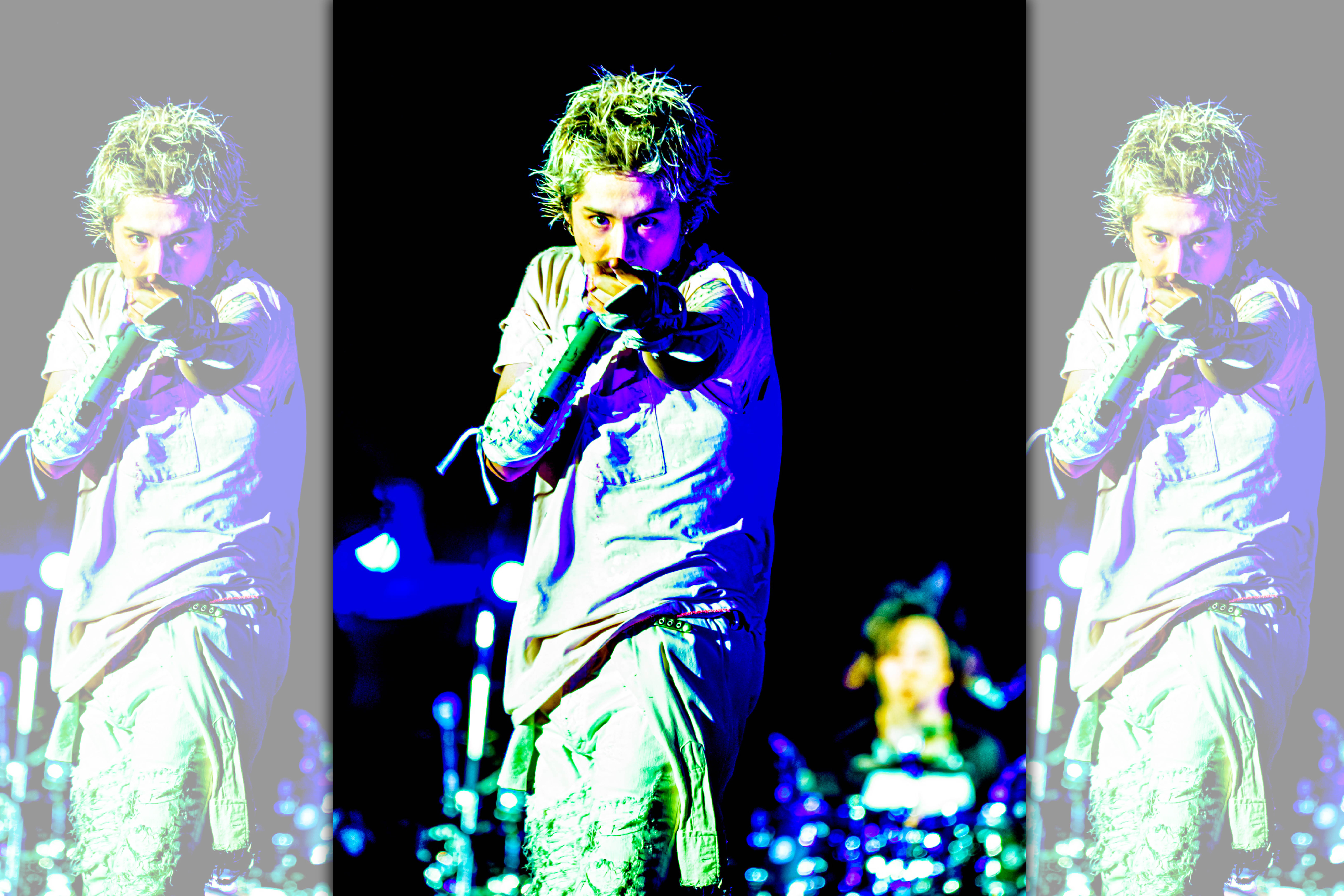 「ONE OK ROCK」線上演唱會吸引超過11萬樂迷收看，他們特地為摯友三浦春馬獻唱〈C.h.a.o.s.m.y.t.h.〉。（翻攝自A-Sketch官方臉書）