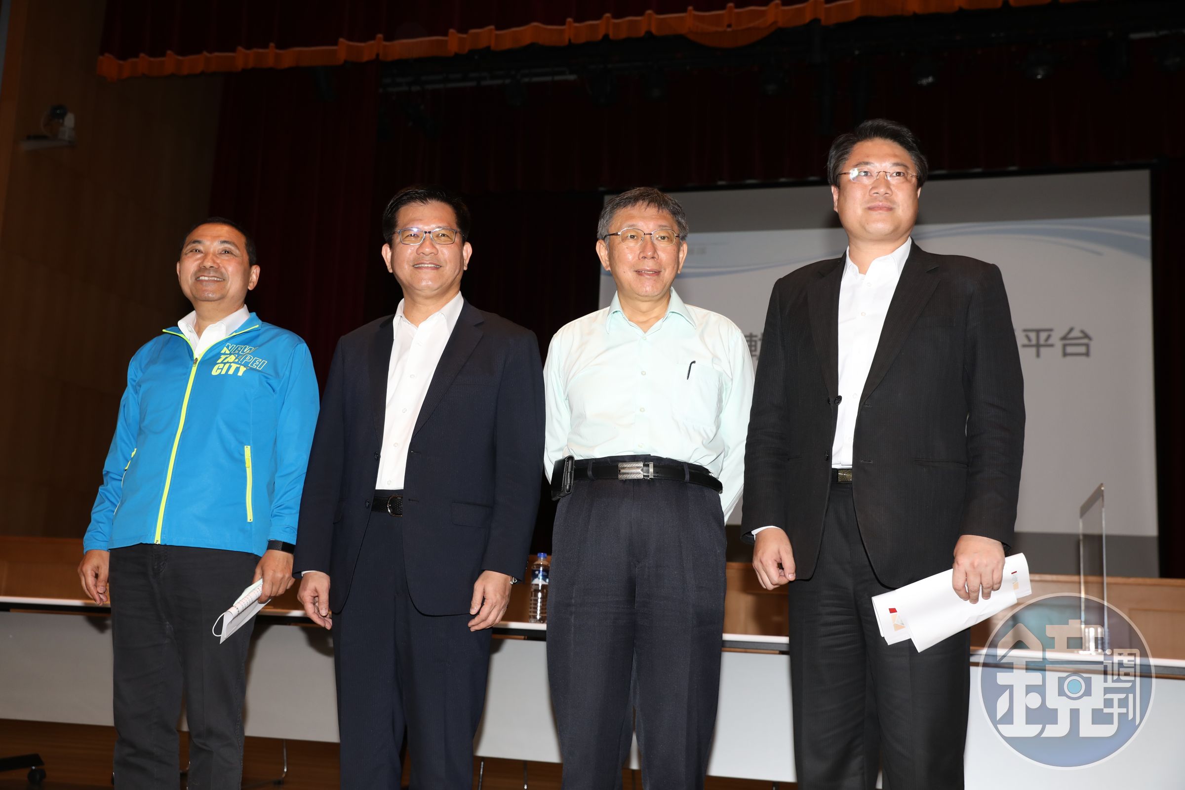 昨林佳龍與北北基三市長召開第一次北北基軌道路網政策溝通平台。
