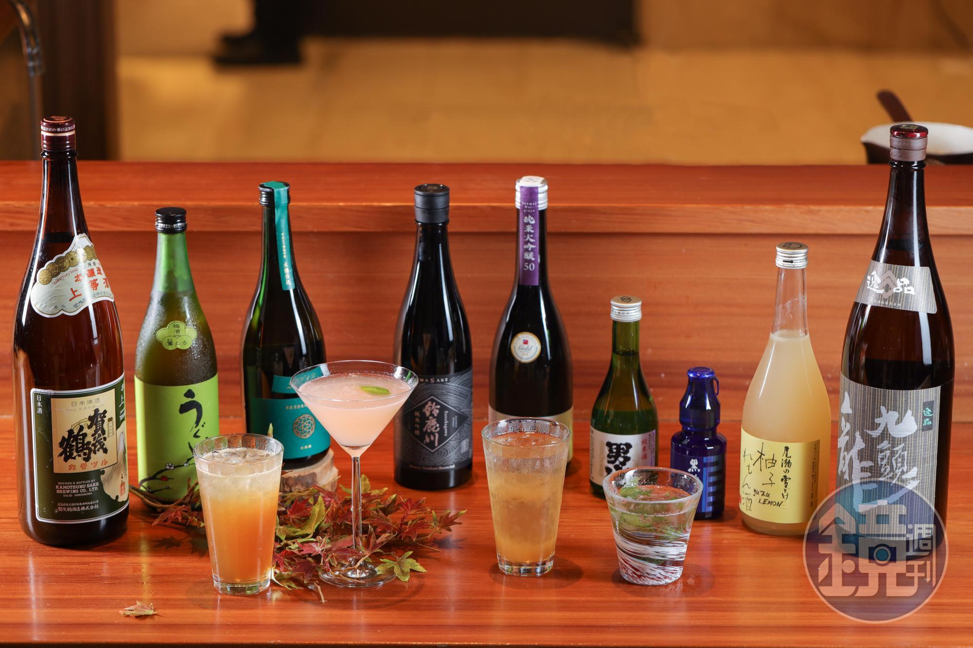 歐子豪推薦了9款日本酒並設計4款和風調酒。