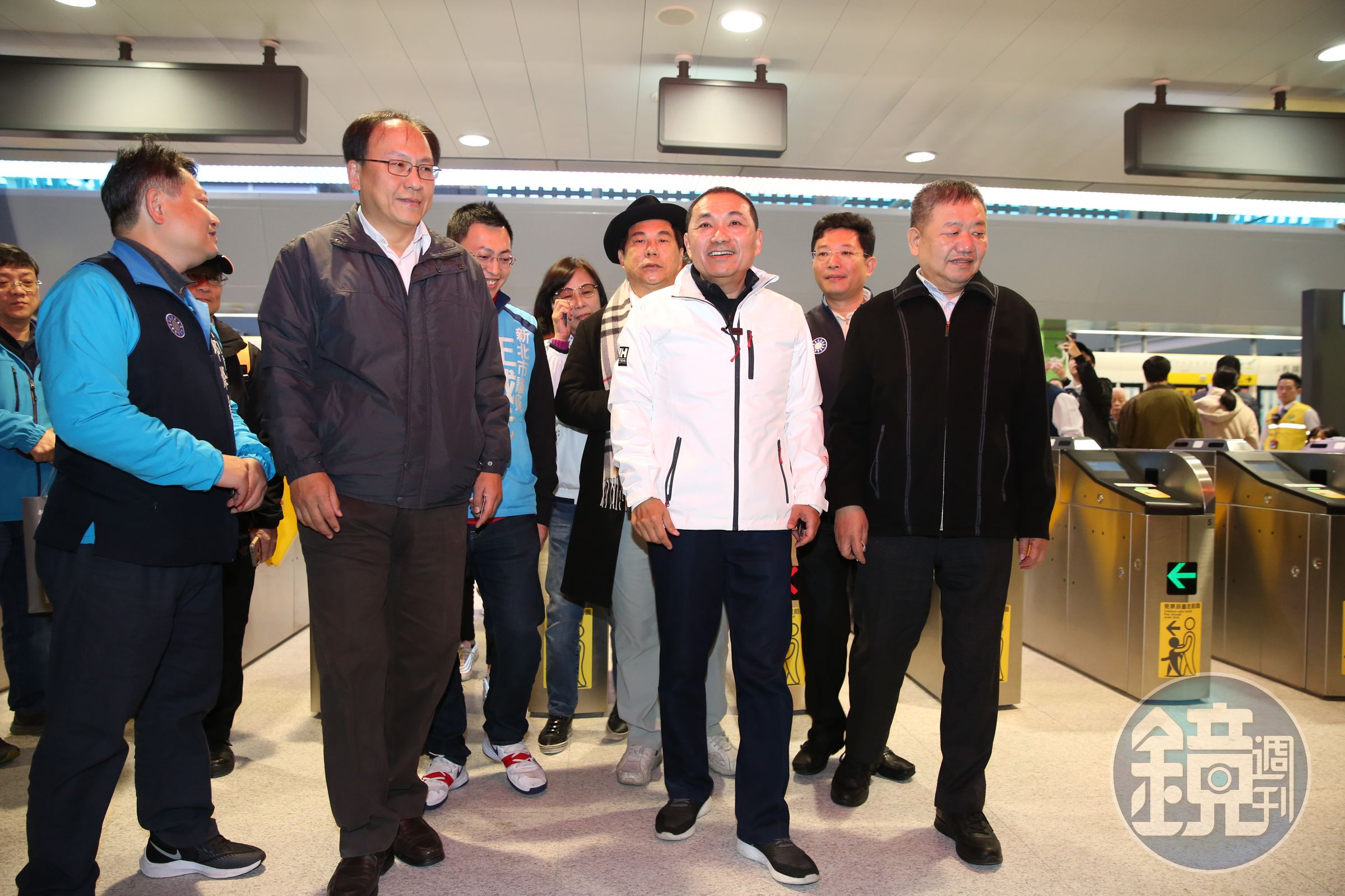 捷運環狀線目前由台北捷運公司營運，新北市長侯友宜頻頻喊話，希望收回環狀線經營權，圖為今年初通車畫面。（本刊資料照）