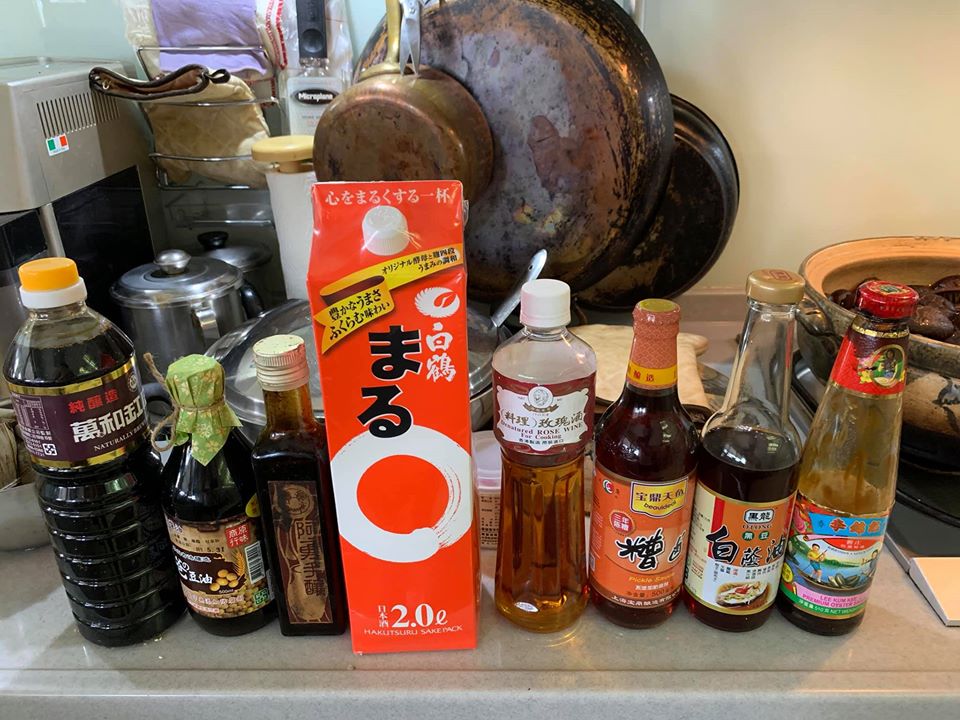 滷香菇用的醬料。