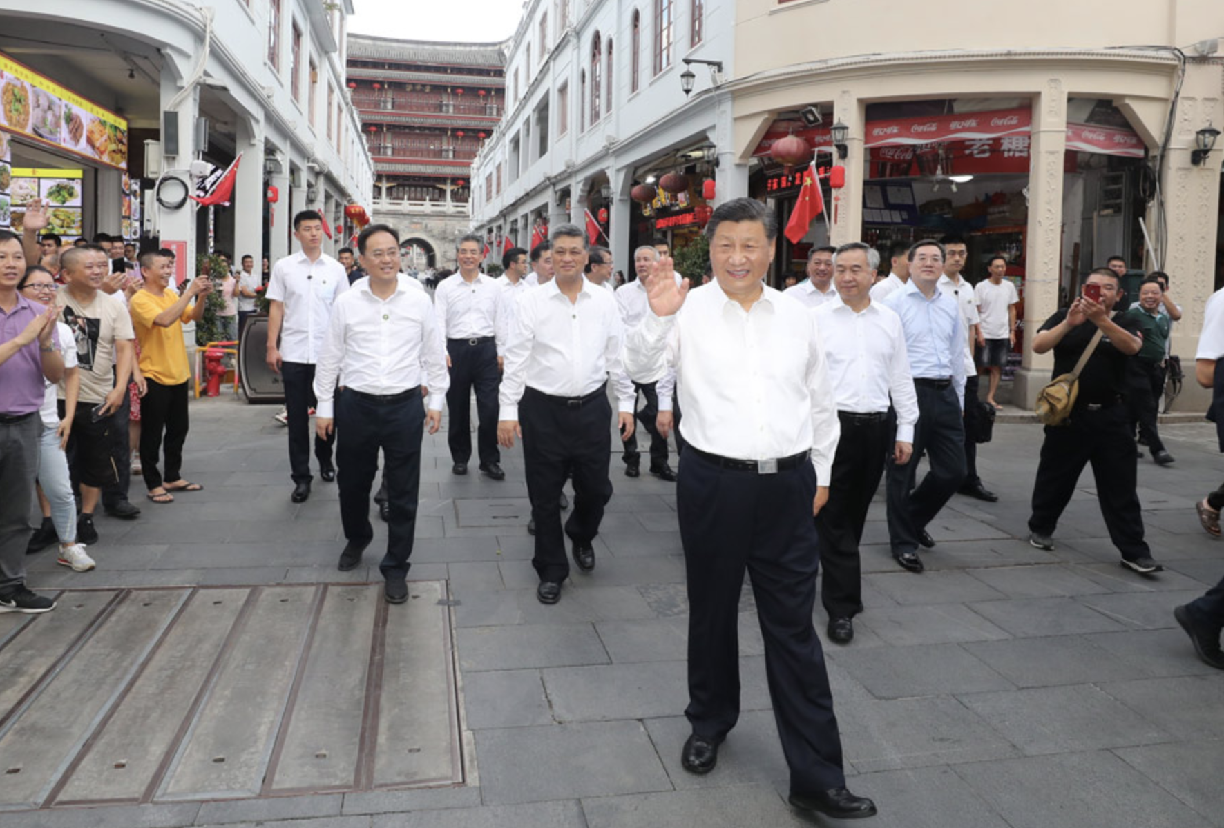 習近平疑似感染武漢肺炎，致詞時狂咳加上行程「被取消」引外界瘋狂討論。（翻攝自中央人民政府門戶網站）