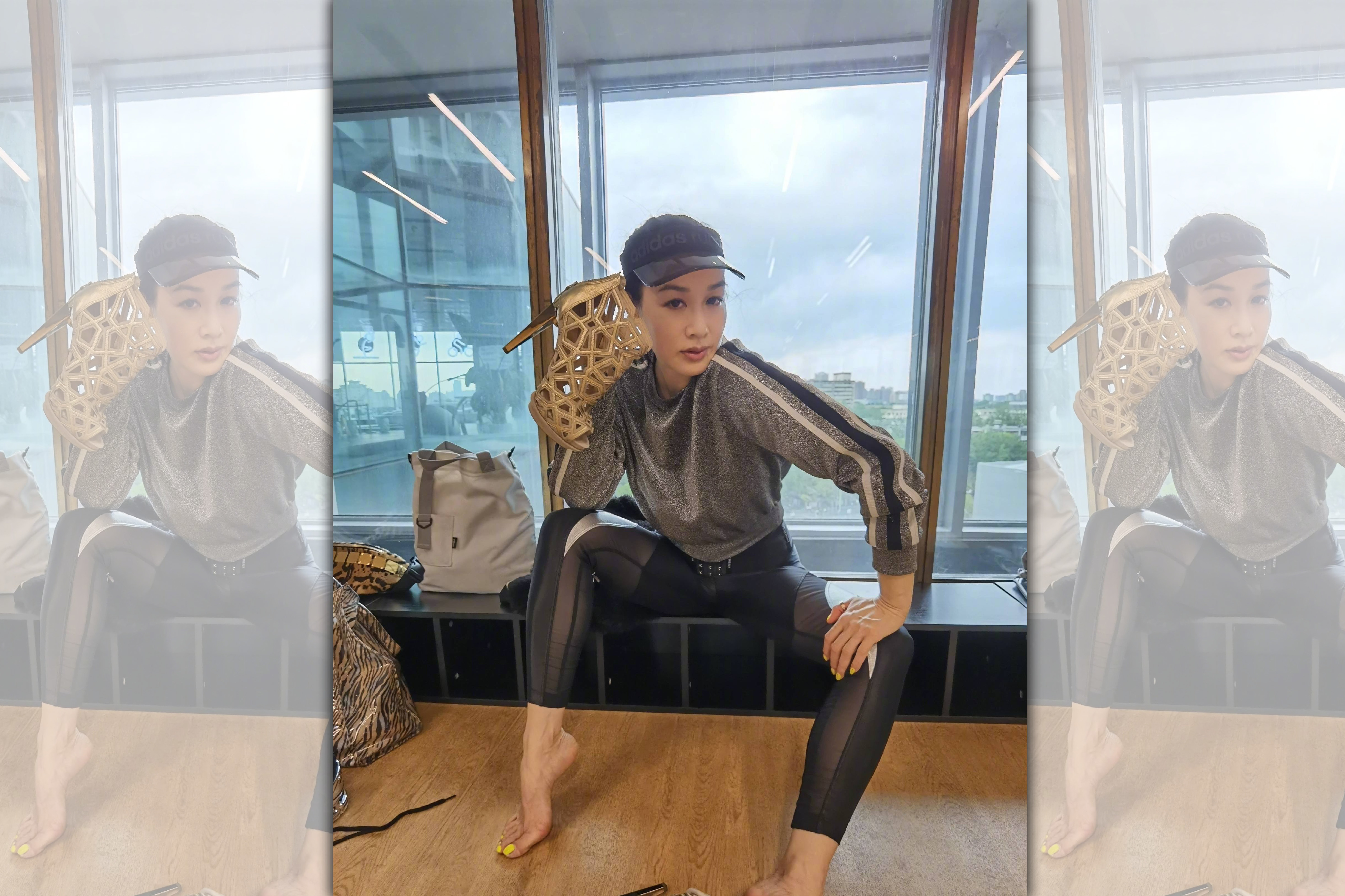 鍾麗緹昨在社交網站上傳影片，祝福婆婆生日快樂。（翻攝自鍾麗緹微博）