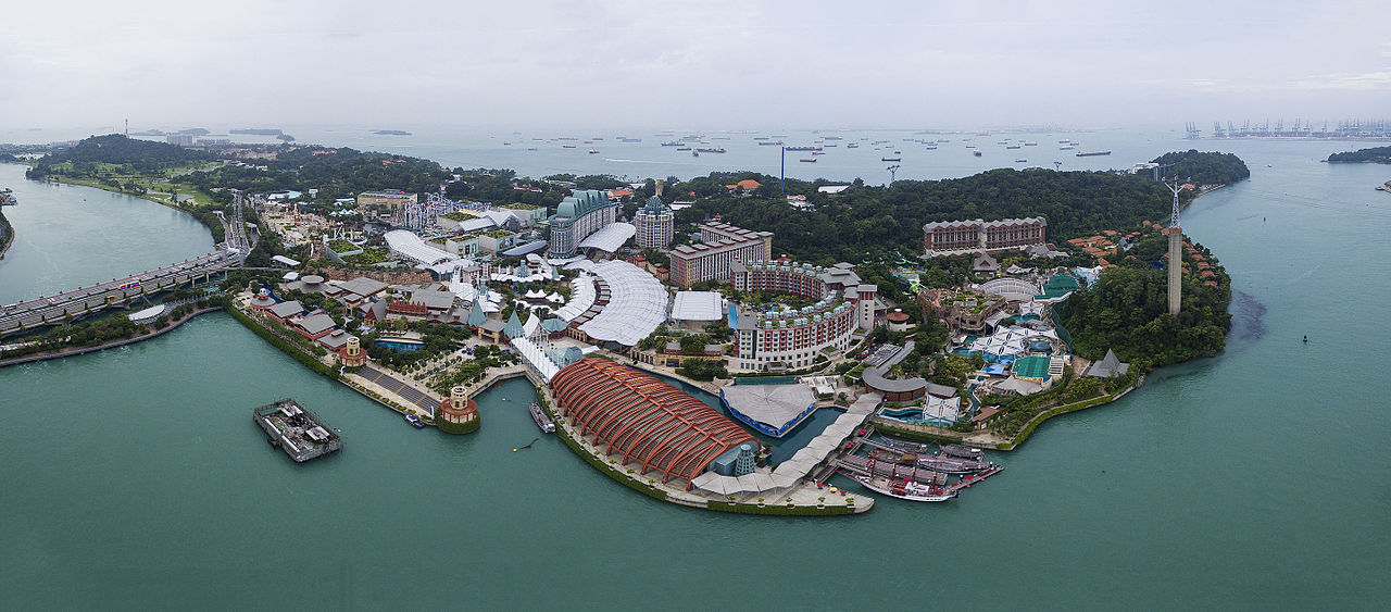 香港民眾認為,新加坡只有聖淘沙、環球影城和魚尾獅石像。(翻攝自維基百科)