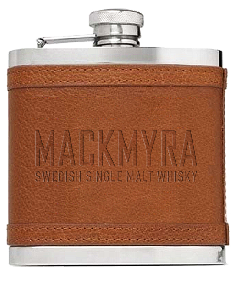 抽獎品項之一的MACKMYRA品牌酒壺,質感很不錯。(馬可波羅窖藏實驗室提供)