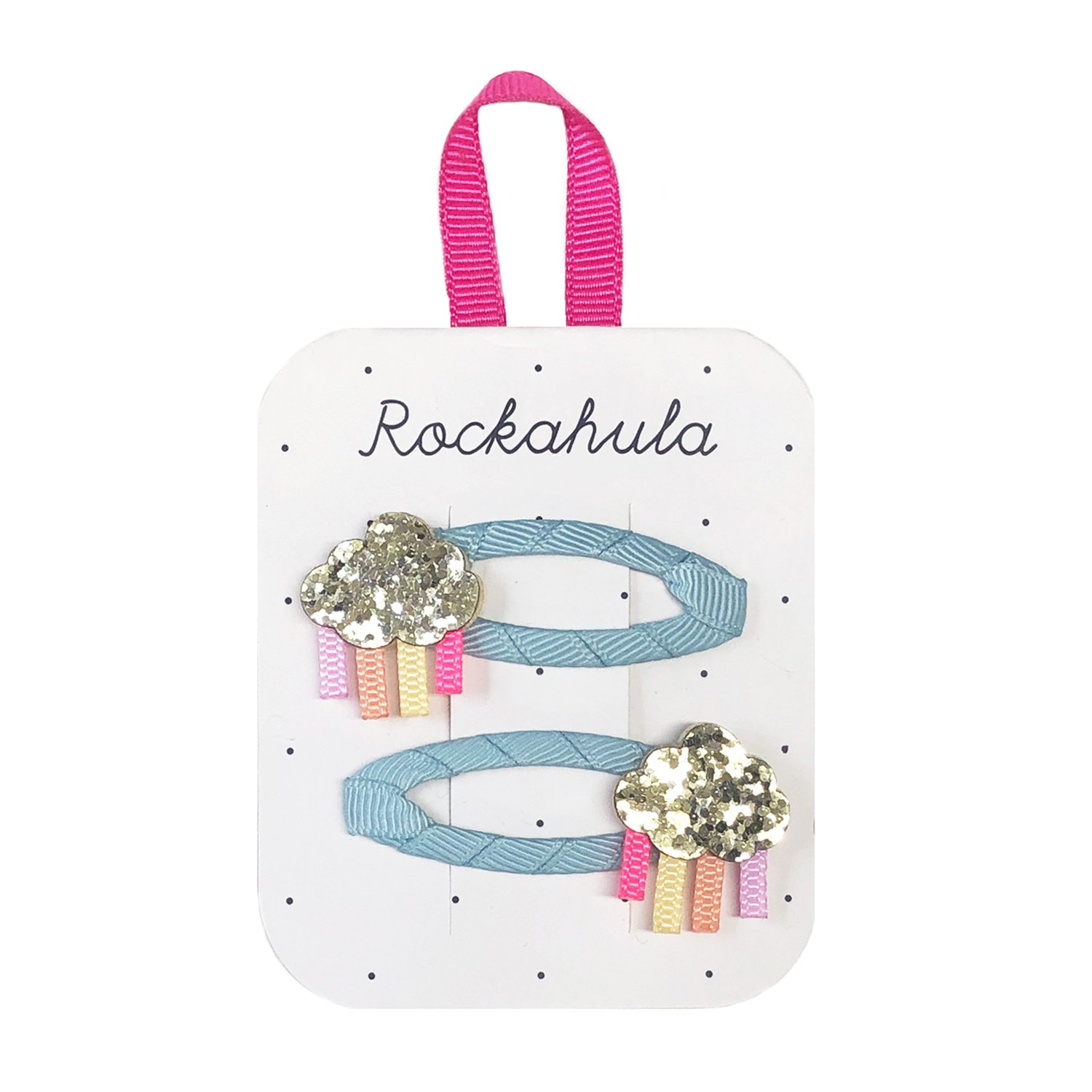 Rockahula下雨雲朵髮夾。NT$380（微風精品提供）