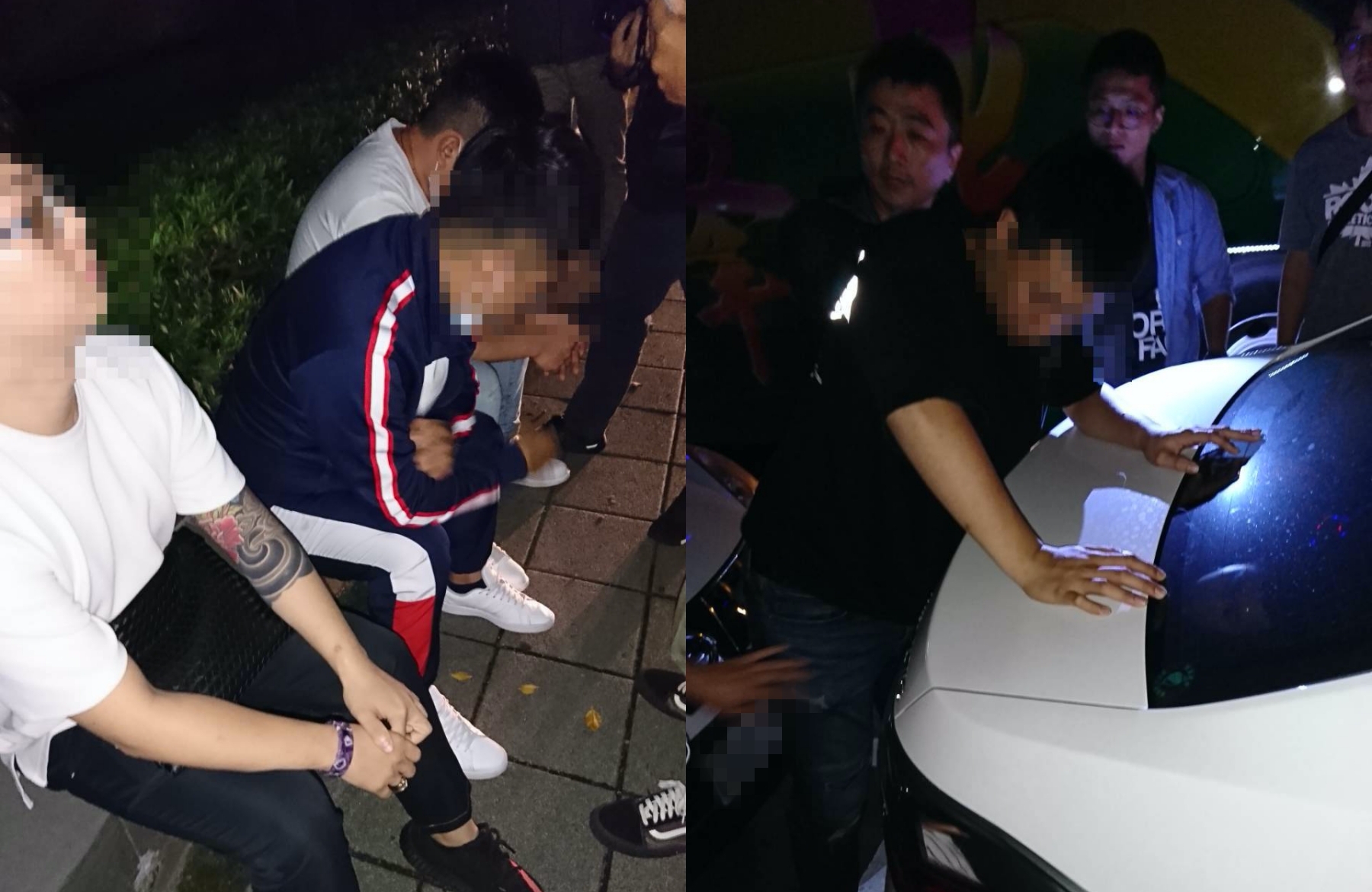 警方查出4人曾經預謀犯案，並有通聯紀錄佐證。（大安分局提供）