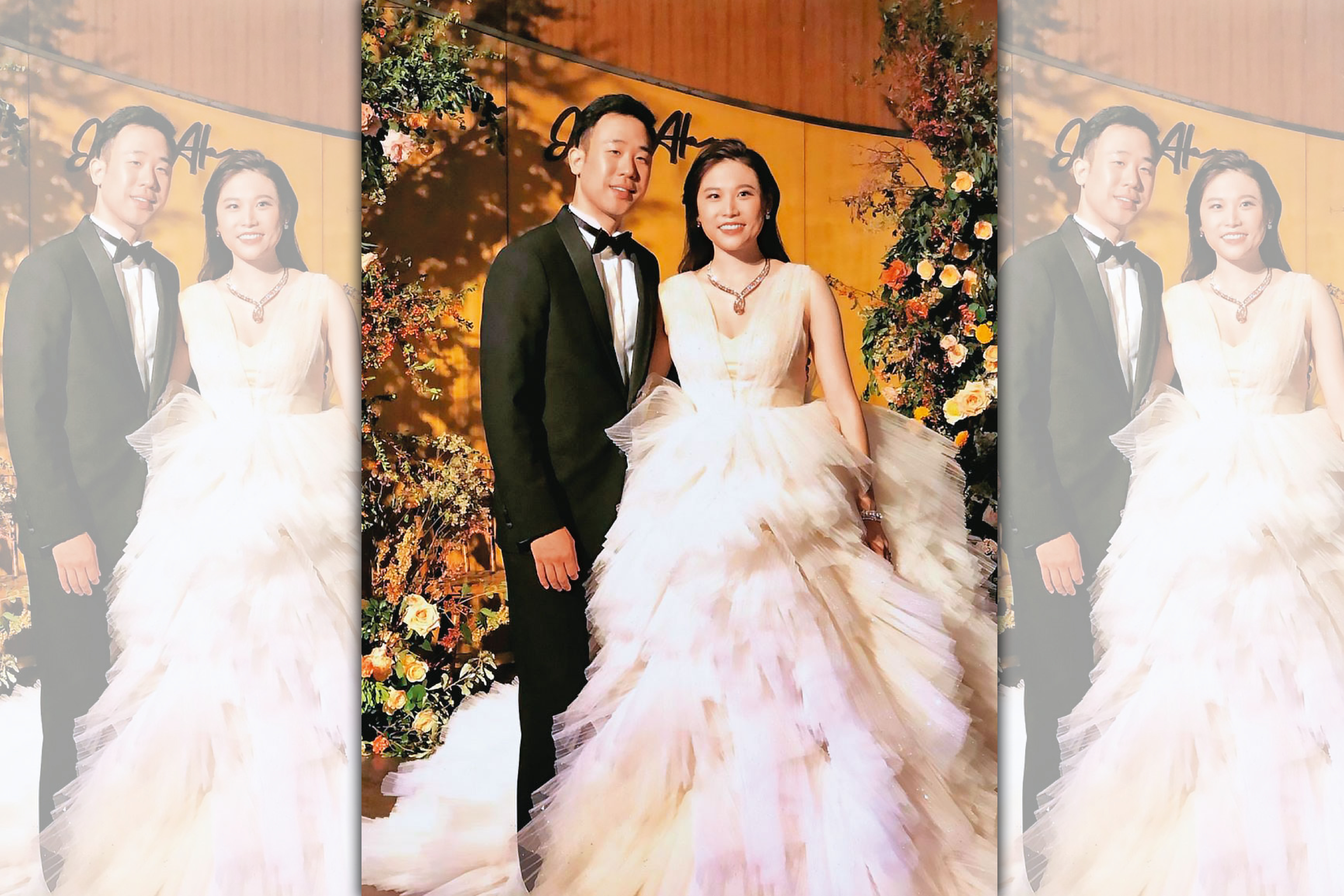 富邦集團董事長蔡明忠長女蔡承穎選在國慶日出嫁，新郎倌馬辰宇是韓裔美籍人士，2人婚紗照首度曝光。（翻攝自Instagram）