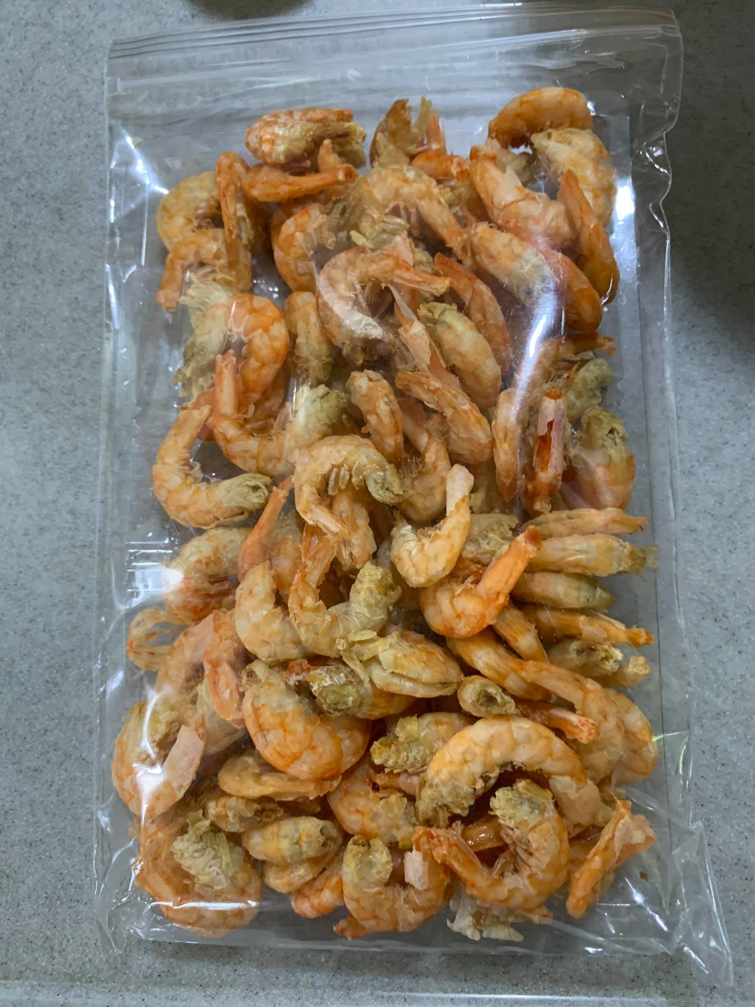今天用的澎湖日曬蝦乾。