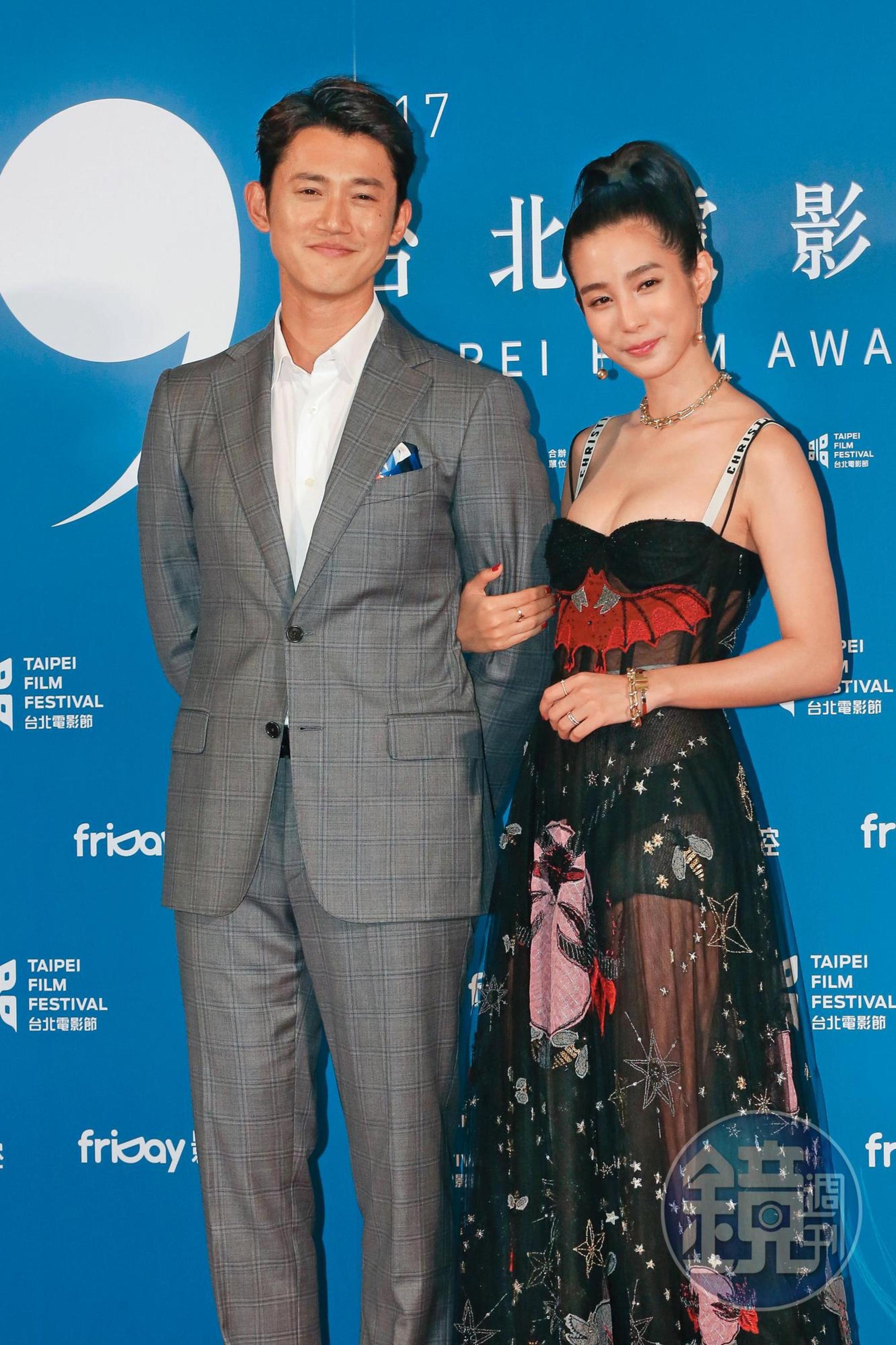 吳慷仁(左)一度被傳跟温貞菱(右)有過曖昧,但男生嚴詞否認,也表示跟前女友鍾瑶分手一案沒有關聯。