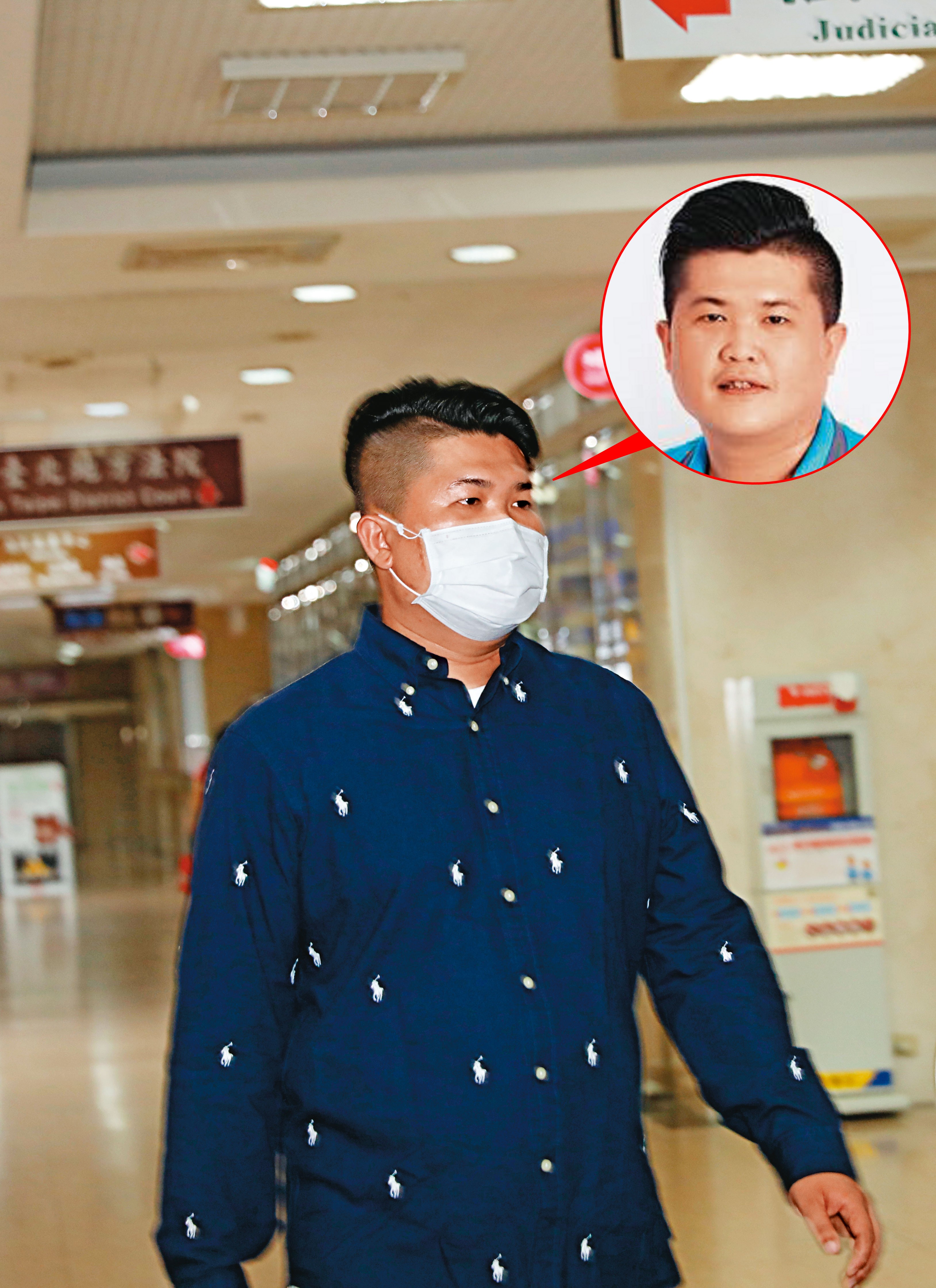 國民黨籍新北市永和區永樂里長許政鎧（圖），替謝國獻找黑道恐嚇長榮集團遭起訴。