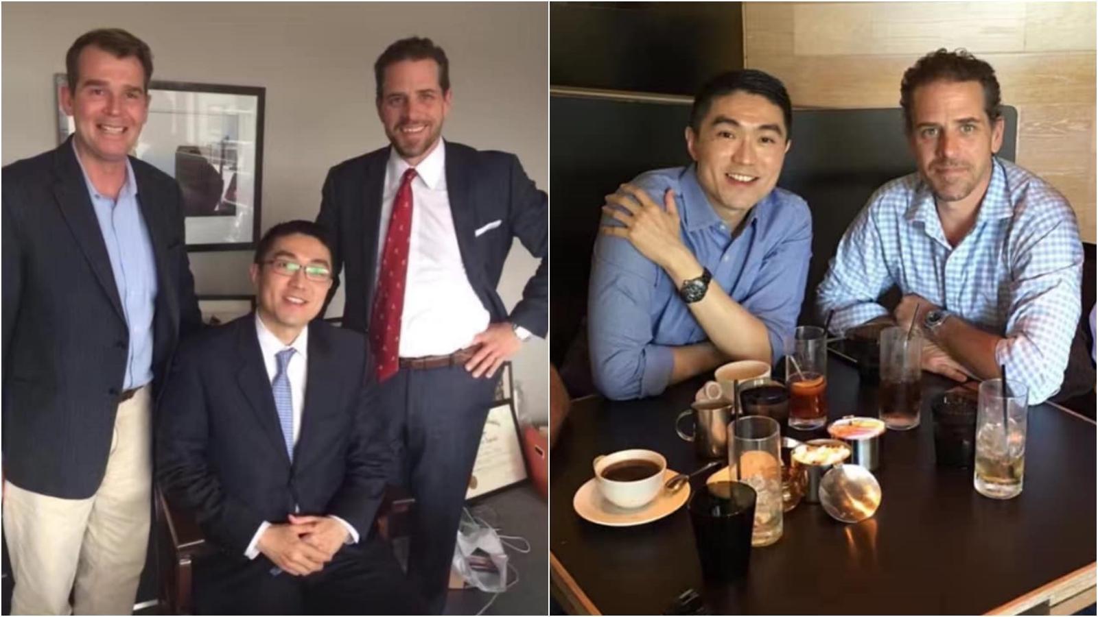 謝國樑自曝,自己和美國總統候選人拜登的兒子杭特是好友。(翻攝自謝國樑臉書)