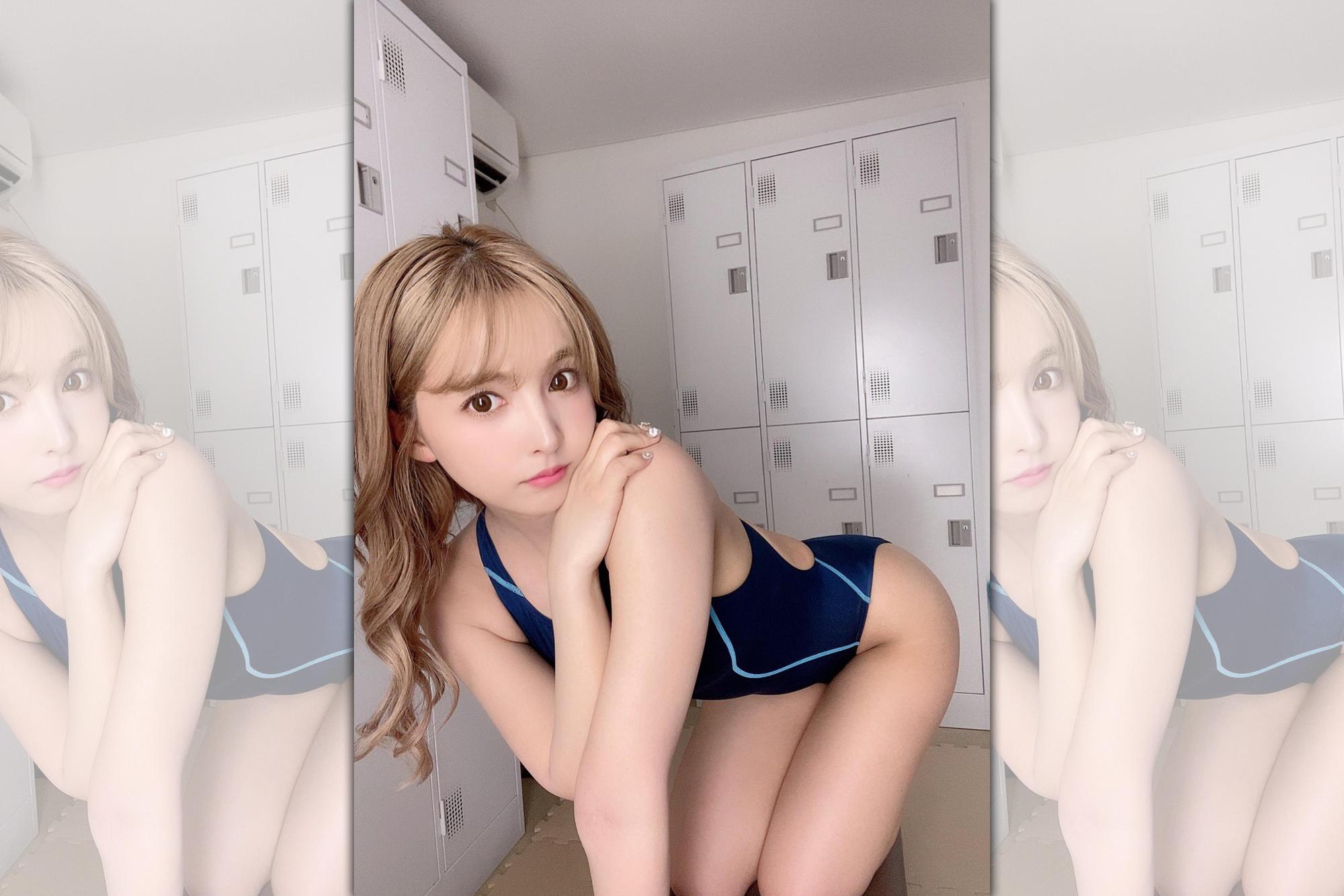 三上悠亞在推特中大秀好身材。(翻攝自三上悠亞推特)