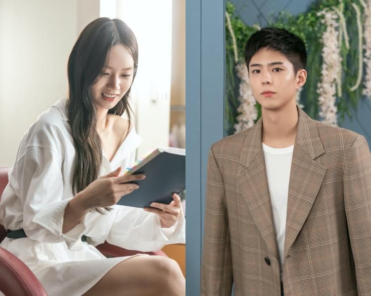 惠利(左)為朴寶劍(右)客串《青春紀錄》,但兩人並無對手戲。(Netflix提供)