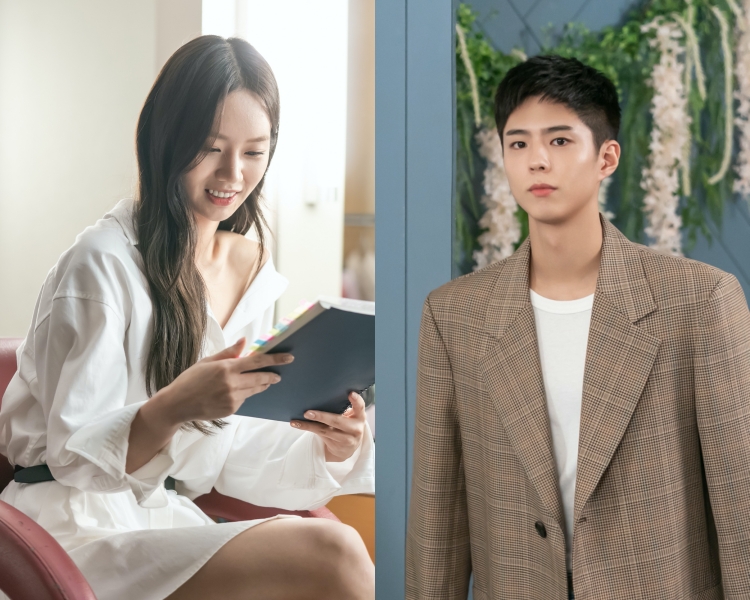 惠利（左）為朴寶劍（右）客串《青春紀錄》，但兩人並無對手戲。（Netflix提供）