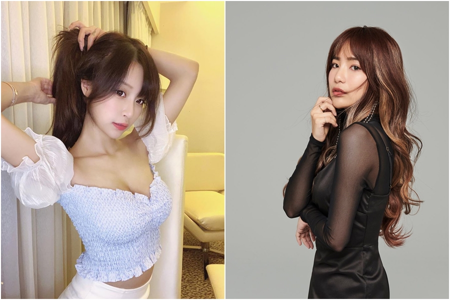 近日網紅界「超過7成賣淫」成為熱門話題，一張陪睡價目表更讓貝莉莓（右）、小雲寶寶（左）遭到點名。（翻攝自貝莉莓、小雲寶寶臉書）