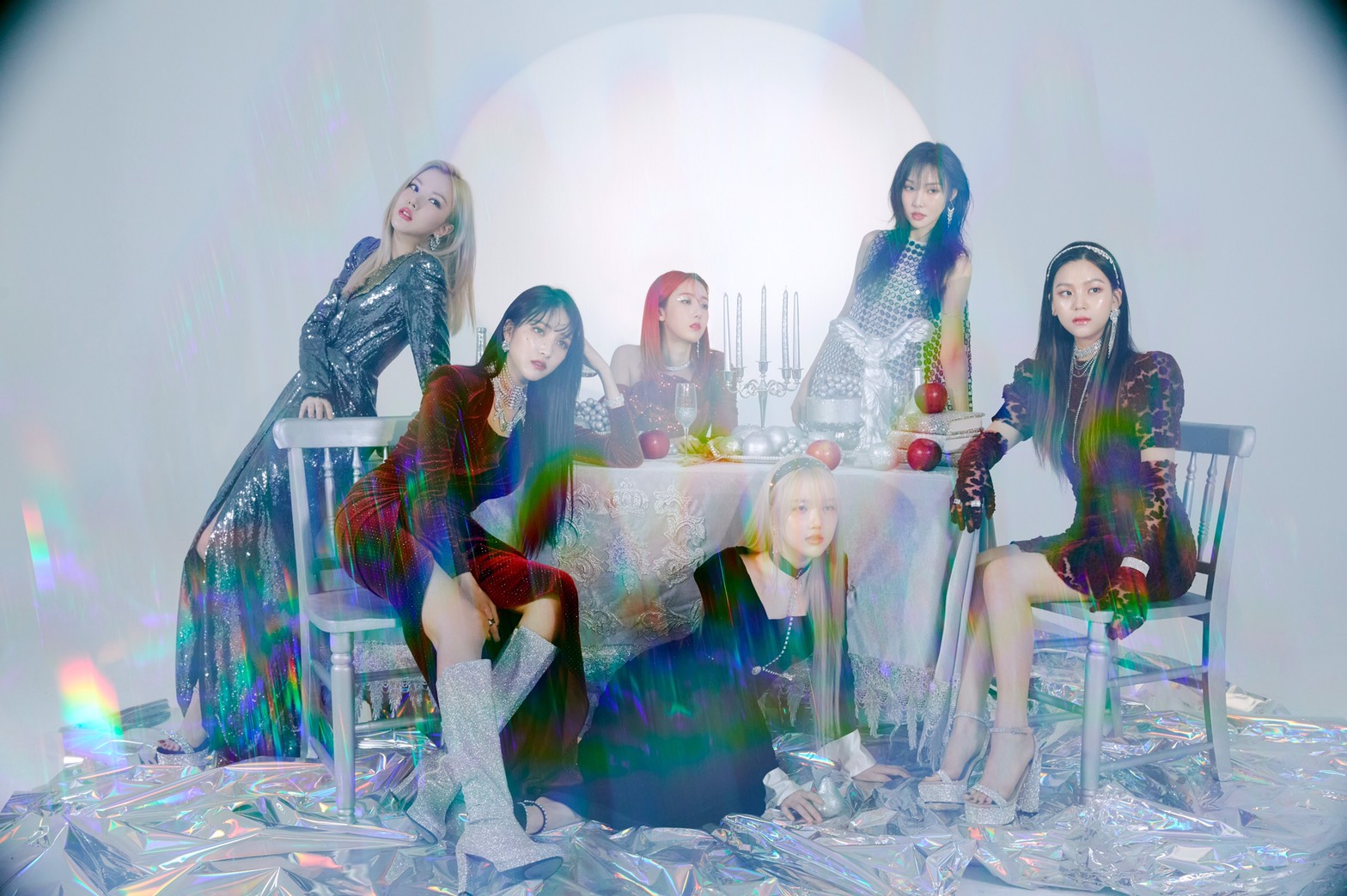 韓國女團「GFRIEND」月底將舉辦出道5年來首次的線上演唱會。（iMe提供）