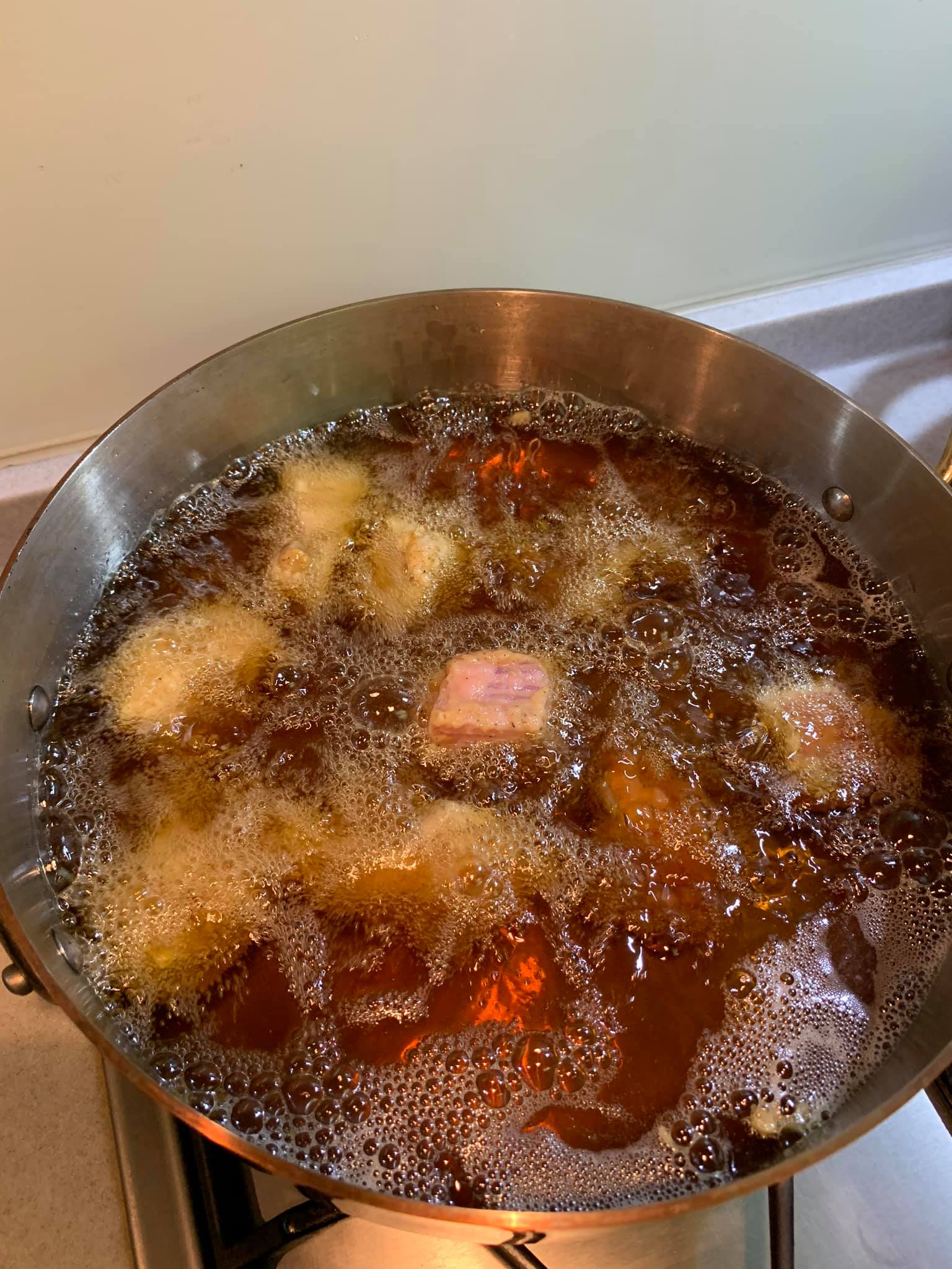 小火炸肉排。