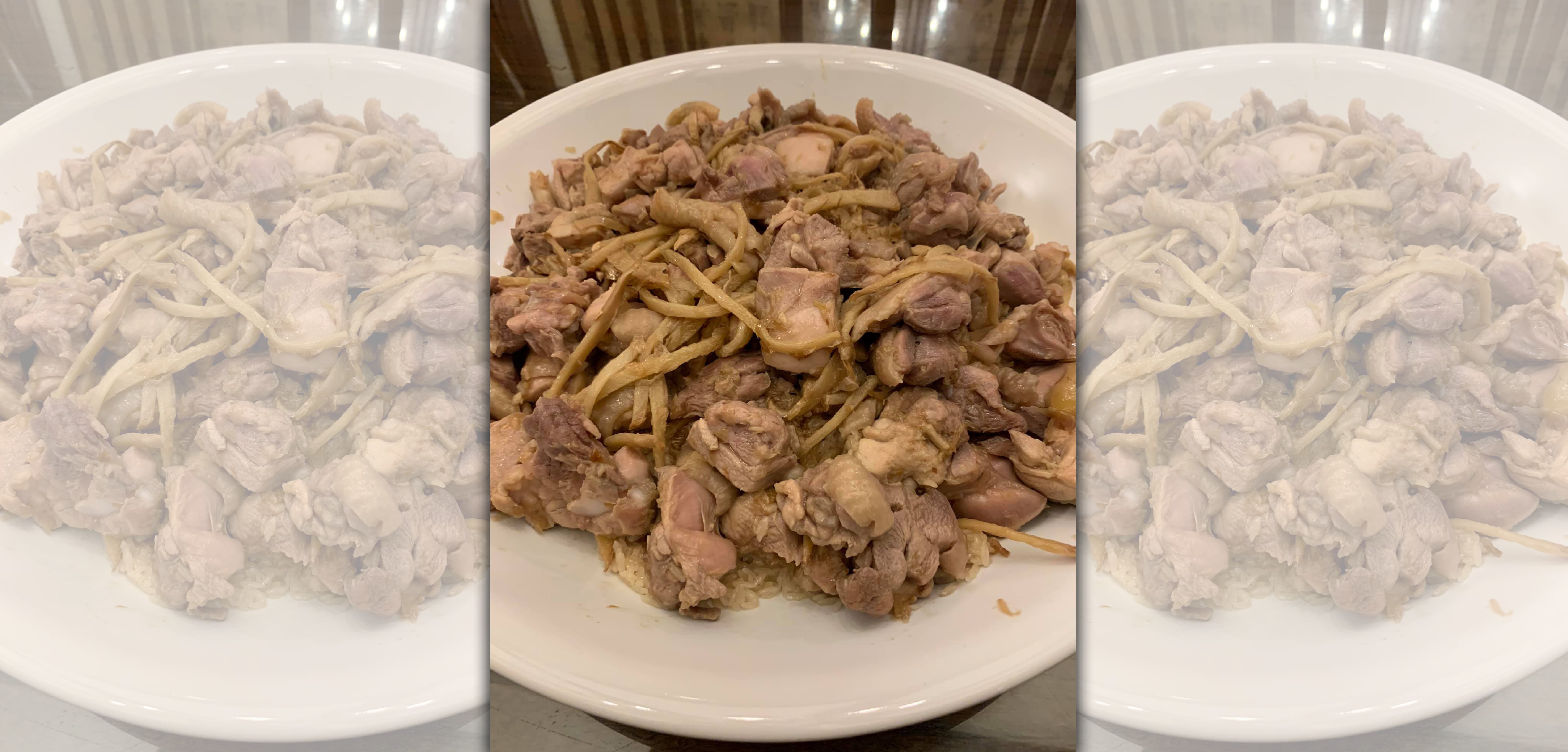 「麻油雞飯」的做法源於北投的吟松閣，也算是一道酒家菜。