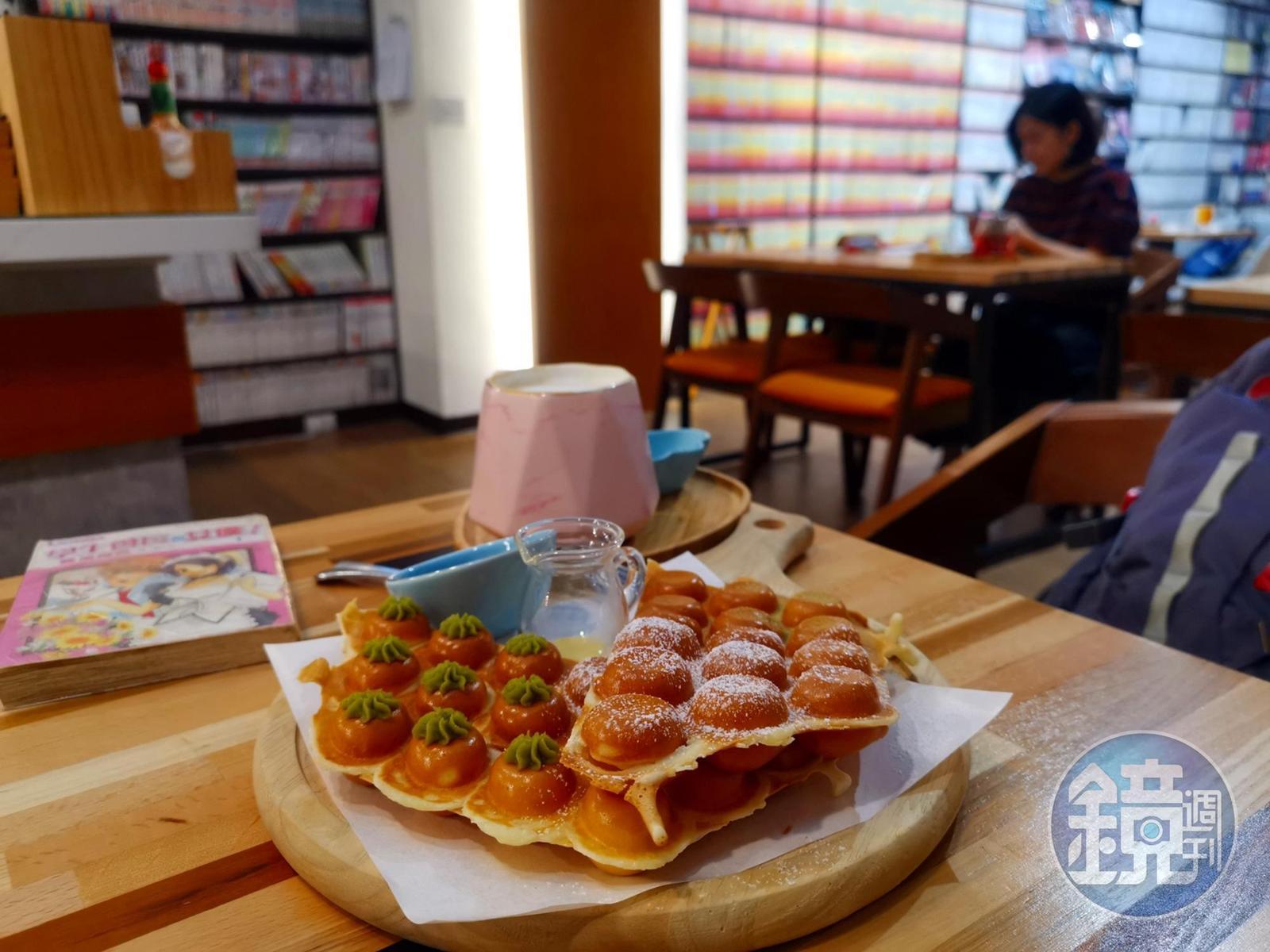 現點現做的雞蛋仔，搭配飲料只要189元。