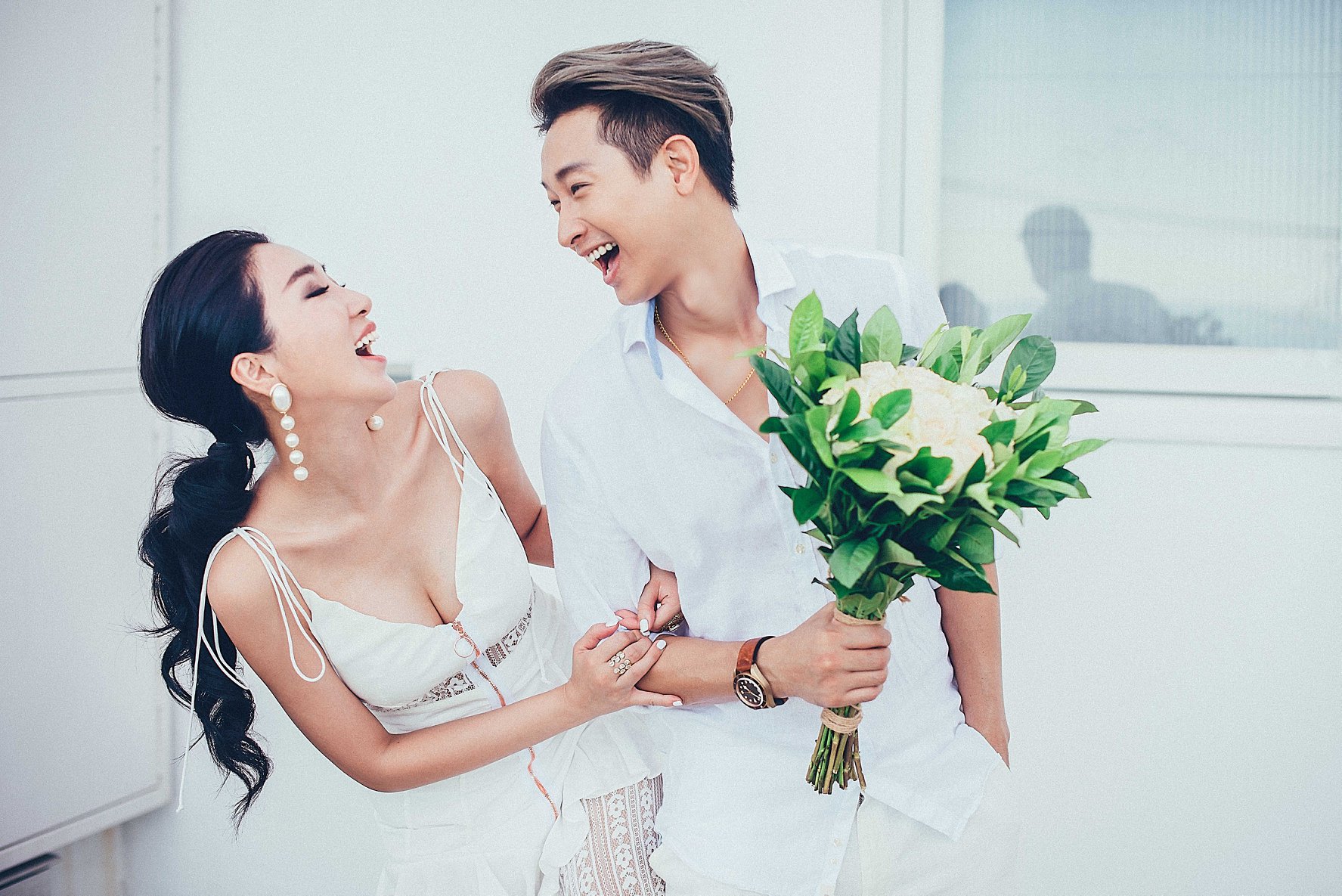 Darren與太太Vivi結婚快5年，2人為了想要小孩什麼方法都試過。（翻攝自Darren臉書）