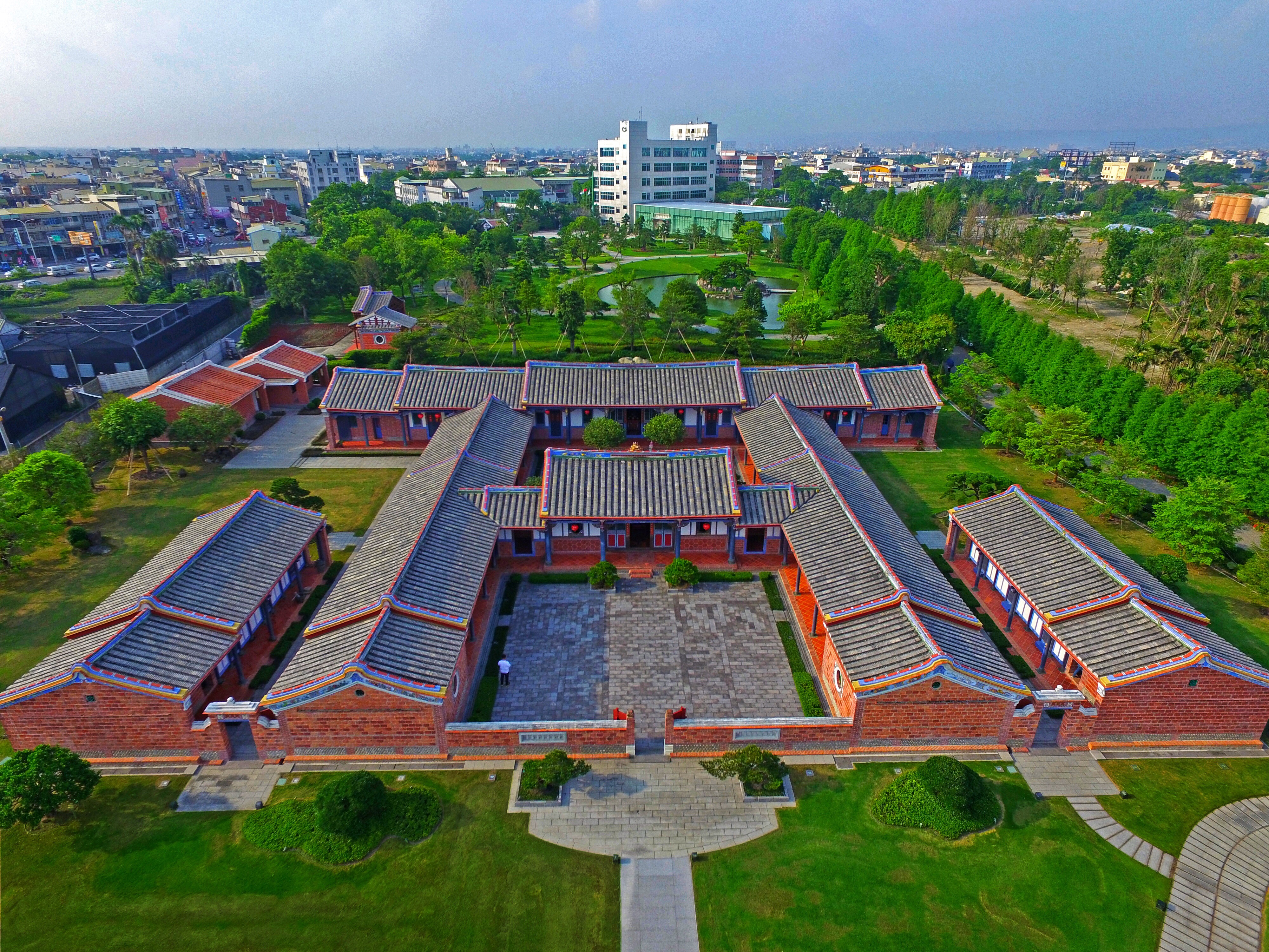 成美文化園空中俯瞰。（成美文化園提供）