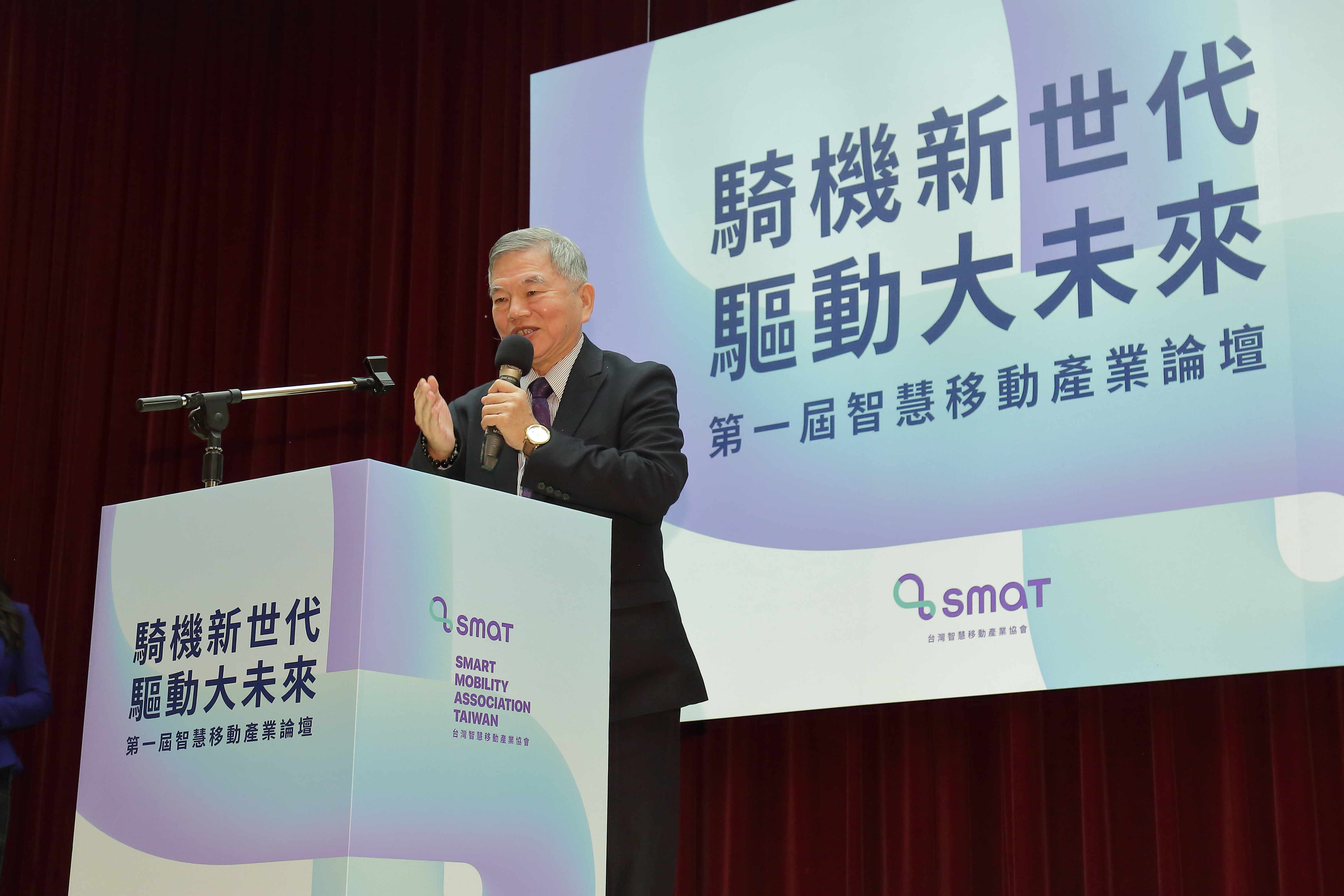 行政院副院長沈榮津肯定目前目前台灣智慧運輸系統的發展及表現。