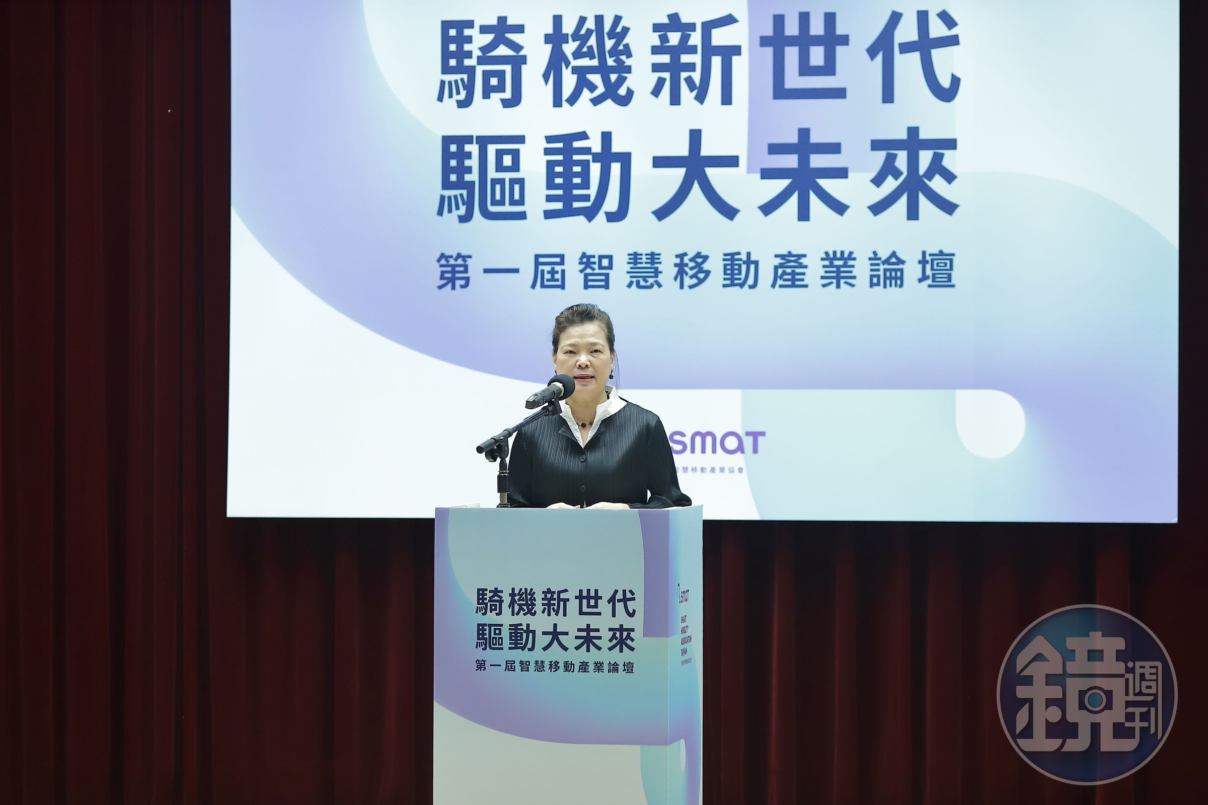 經濟部長王美花對台灣的電動機車產業前景看法樂觀。