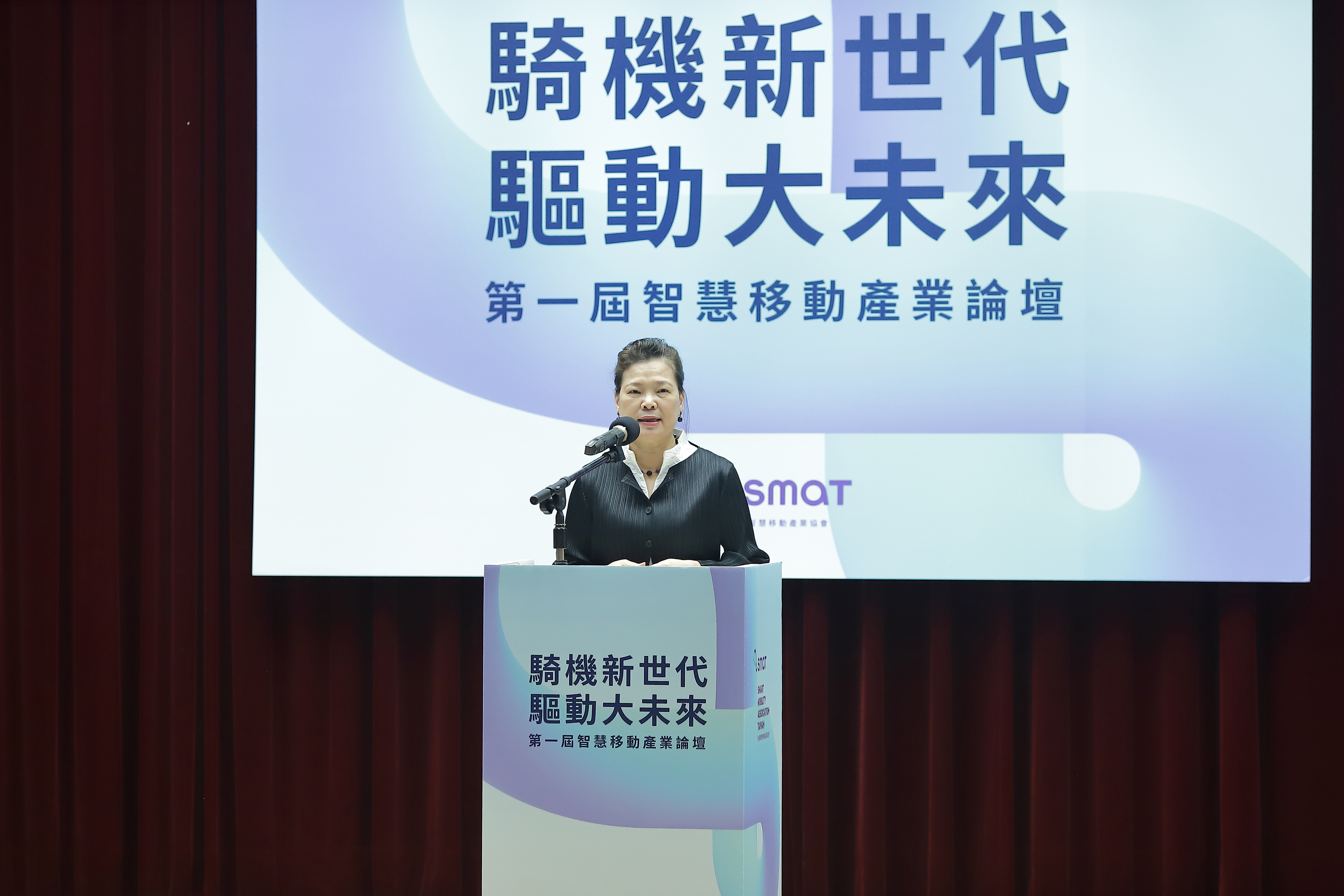 經濟部長王美花對台灣的電動機車產業前景看法樂觀。