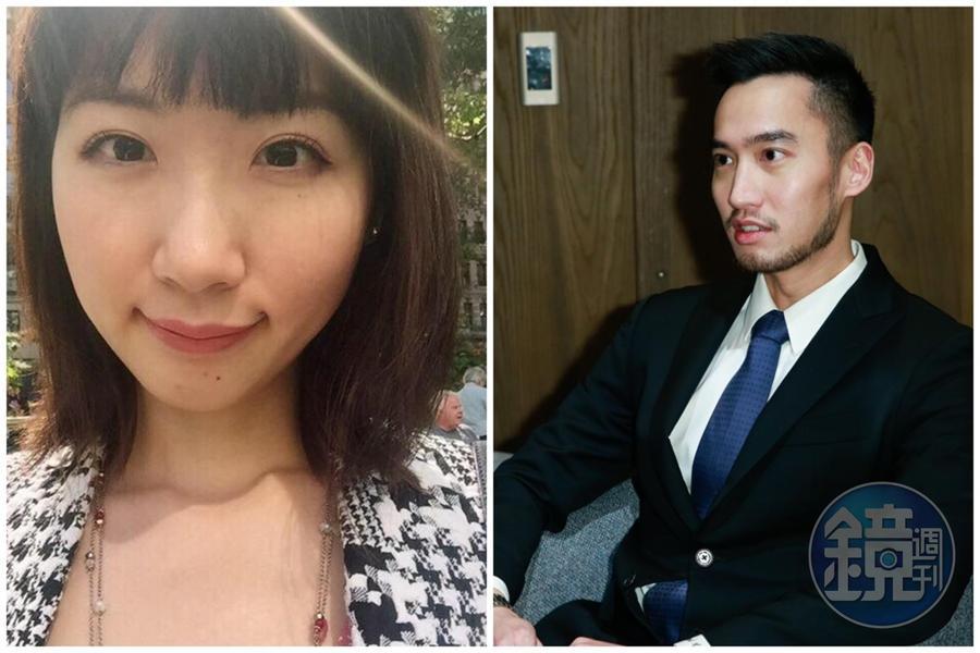 廣告小妹(左)指賴弘國(右)劈腿約砲,遭賴弘國反擊提告。(翻攝自凡槿(廣告小妹)臉書/本刊資料照)