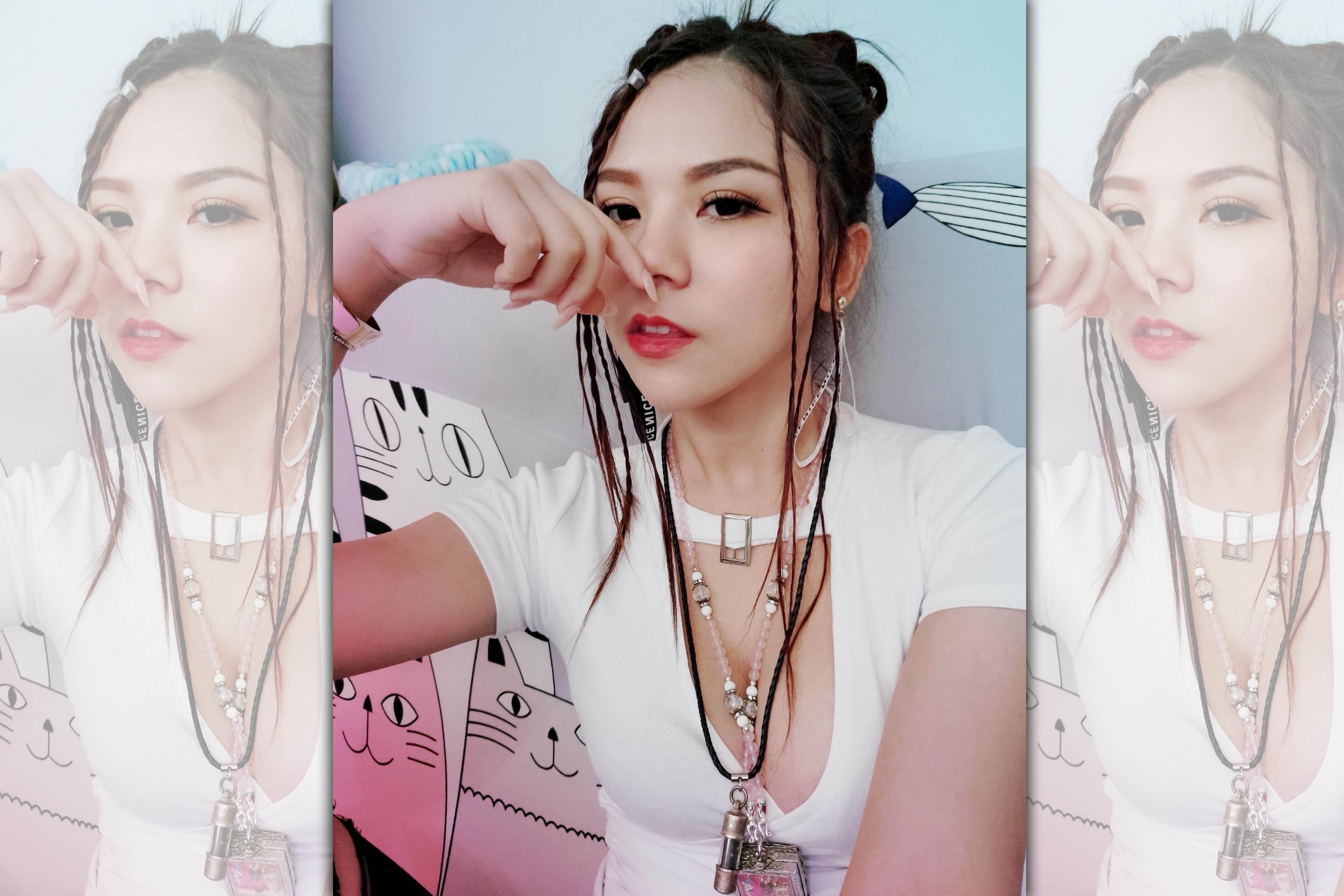 蕾菈身材火辣，日前竟被未成年網友要求當一日泡友。（圖翻攝自蕾菈臉書）