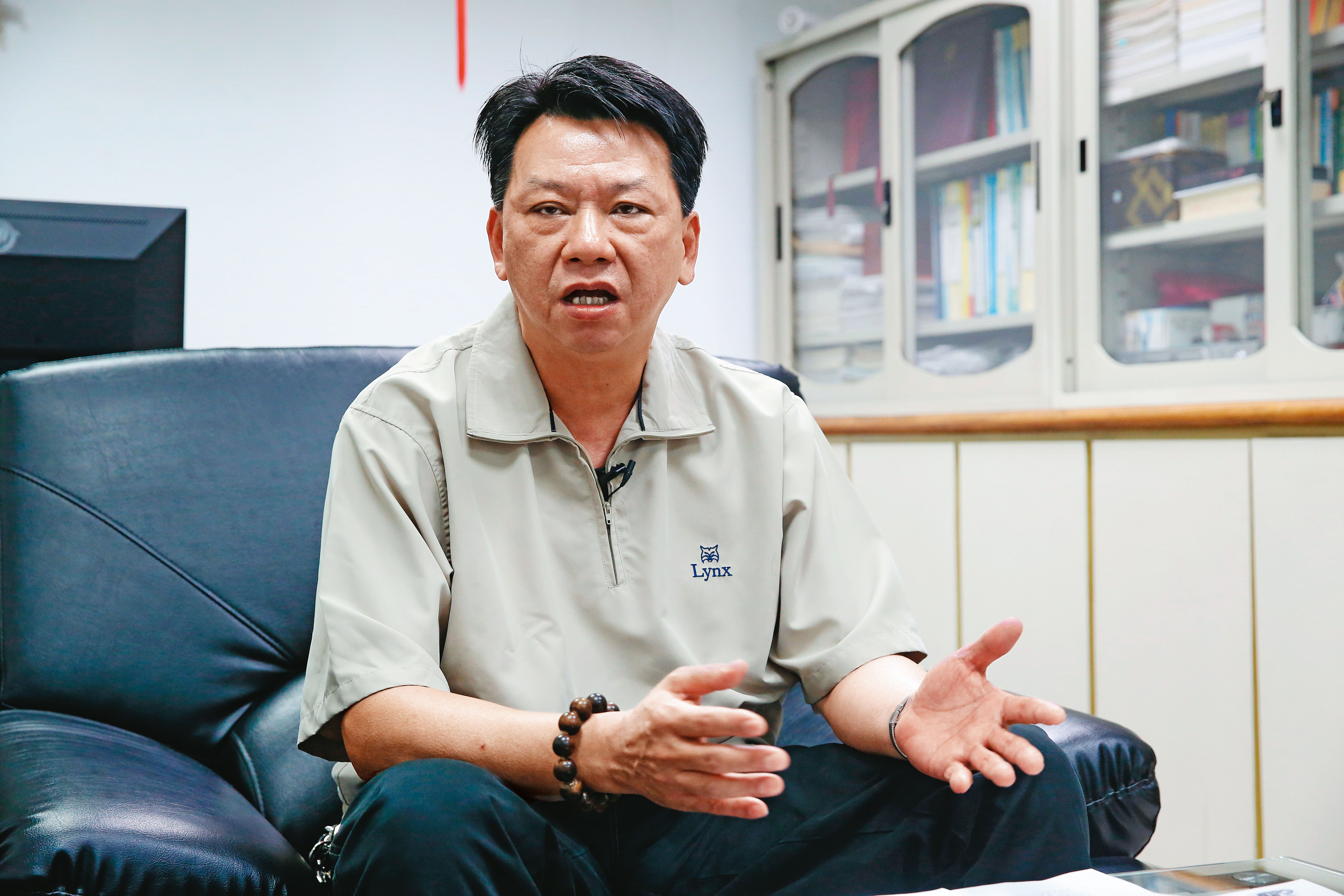 新北市警局板橋分局偵查隊小隊長陳俊傑，對綁匪的強大火力印象深刻。