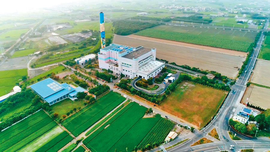 久陽取得榮福後3個月，隨即公告標下彰化縣溪州焚化爐操作勞務專案，股價也大漲，儼然買到金雞母。（翻攝自彰化縣環保局官網）