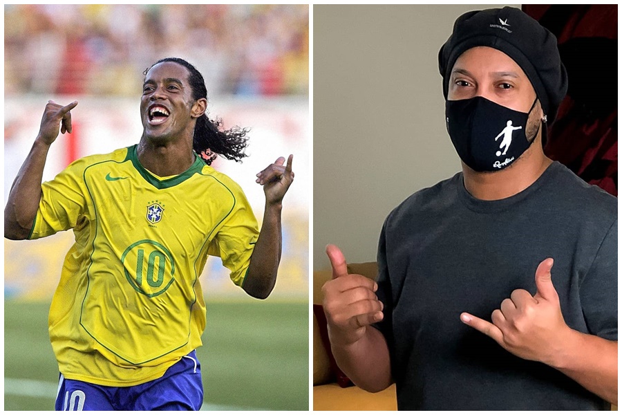 巴西傳奇球星小羅納度傳出確診武漢肺炎，目前已展開隔離。（翻攝自Ronaldinho Gaúcho臉書）