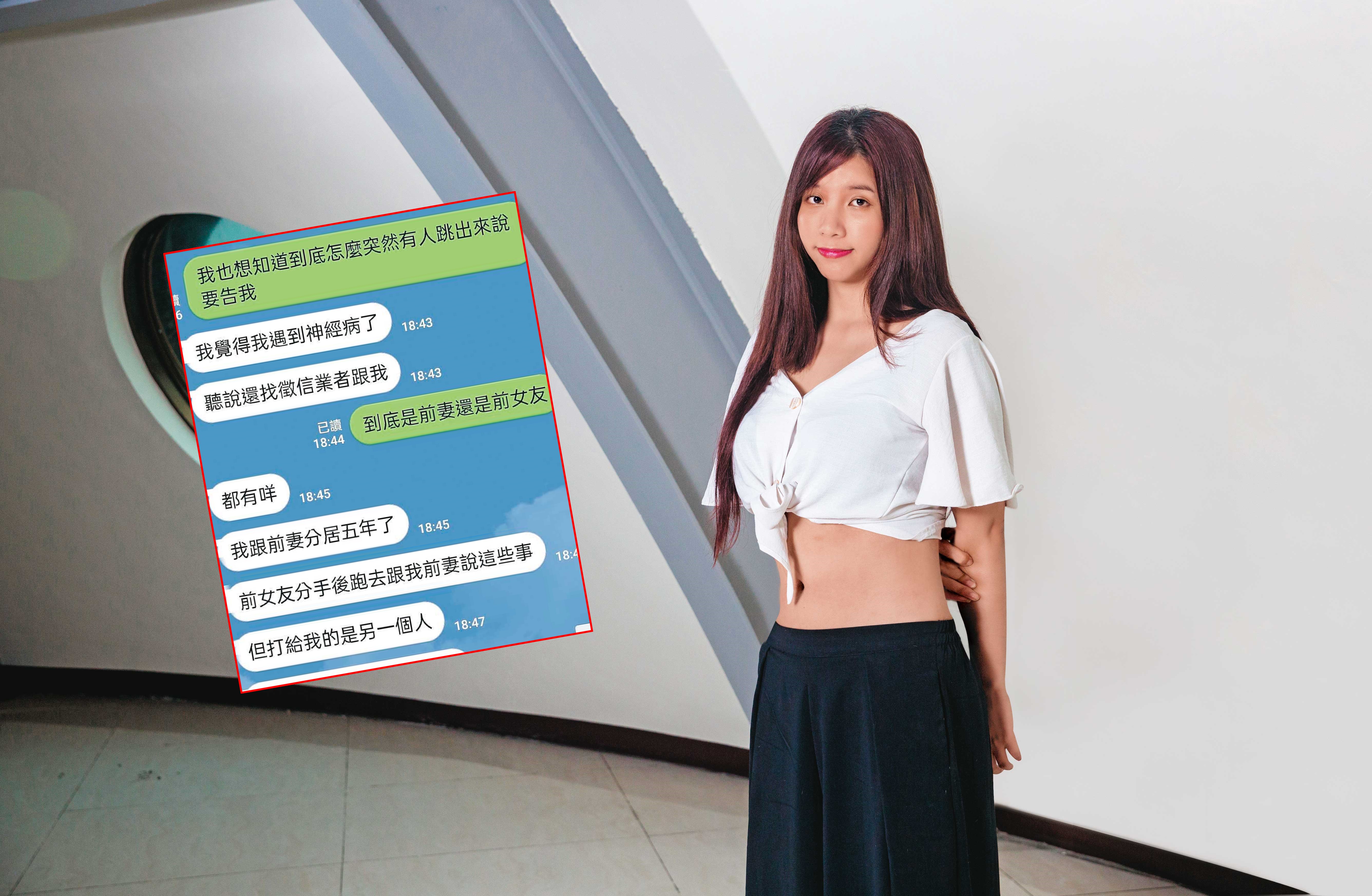 夢夢因找男粉絲拍3P片，遭男粉絲妻子控告侵害配偶權，求償40萬元，她接受本刊專訪喊冤，樸素模樣和片中形象迥異。