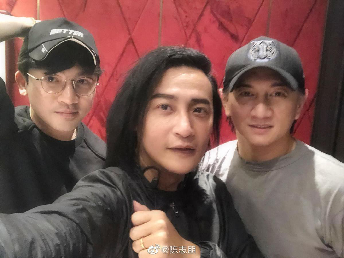 陳志朋曾在微博上傳小虎隊合照,但合體辦巡演一直未成行。(翻攝自陳志朋微博)