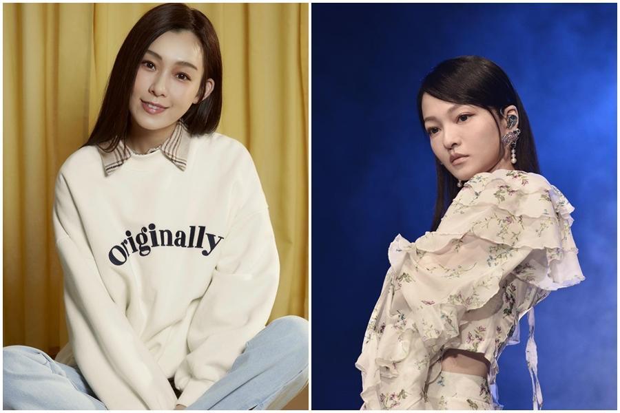 張韶涵(右)與范瑋琪(左)2人本是同門好姐妹,後傳出2人為爭一姐而反臉。(翻攝自張韶涵、范瑋琪臉書)