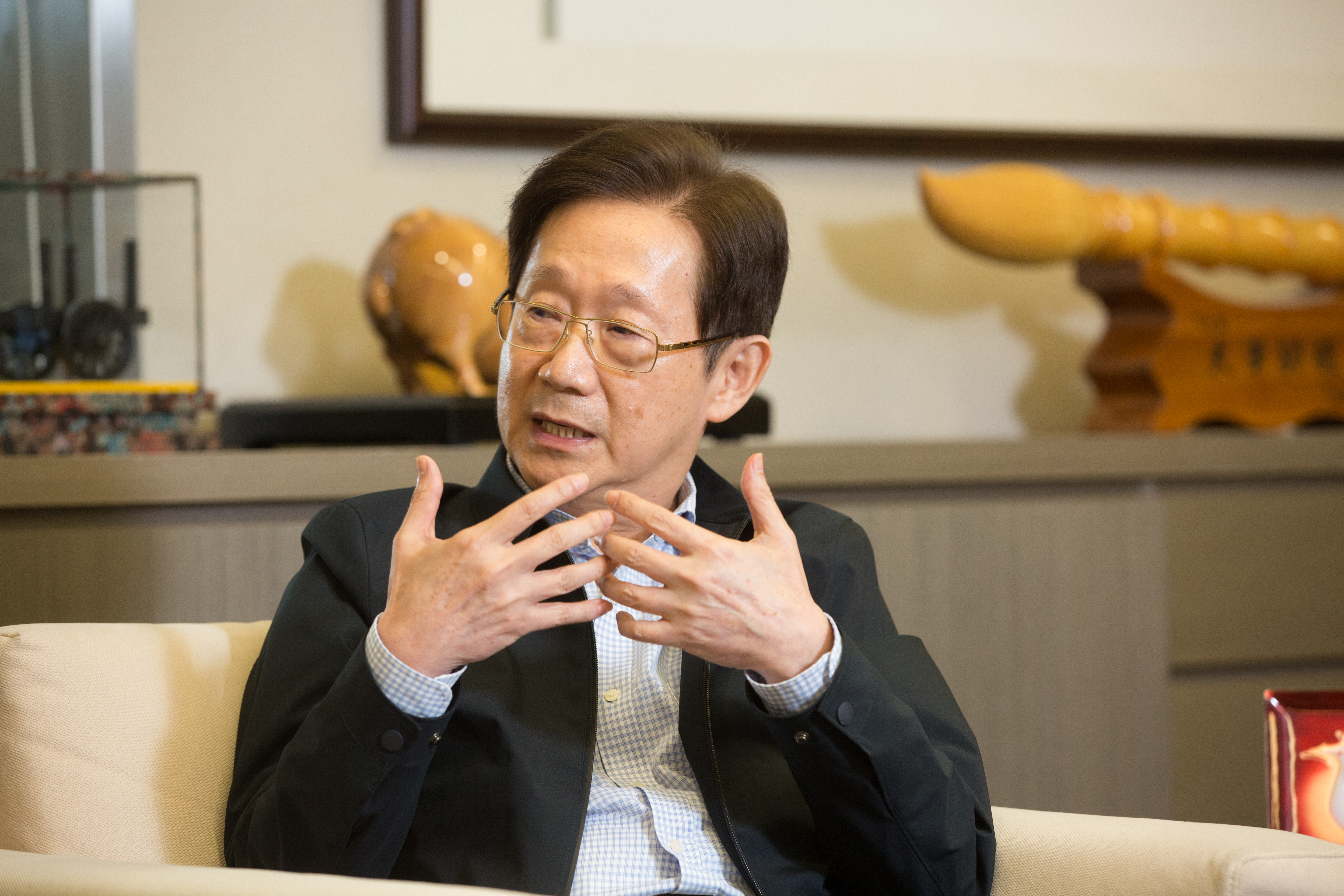 台苯董事長林文淵澄清絕對沒有賤賣台苯。