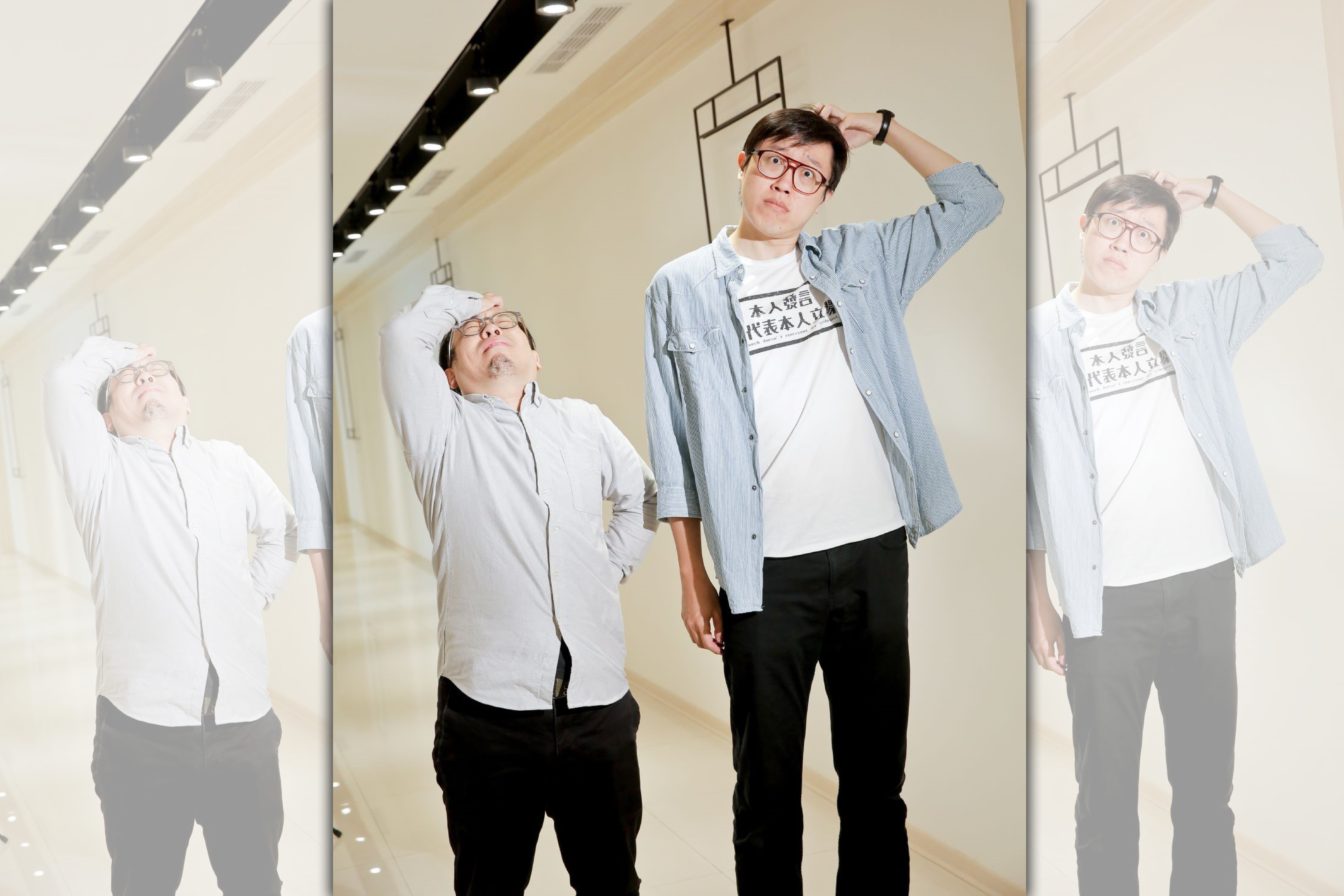 阿達表示，99％的人會把他們的團名「達康.come」寫錯，還會連結到色情網站。