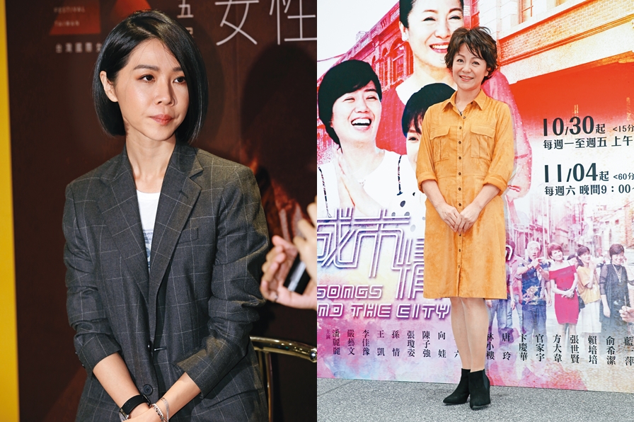 金馬影后謝盈萱（左）近年人氣爆漲，片約不斷外，也意外招來是非。歌仔戲出道的潘麗麗（右），後轉戰電視劇，2008年曾奪得「首爾電視節」視后，近年累積不少作品。