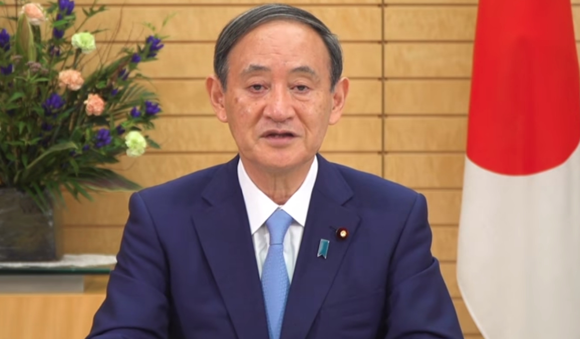 若民主黨候選人拜登當選，日本政府相關人士透露，相菅義偉將會暫緩訪美之行。（翻攝首相官邸臉書）